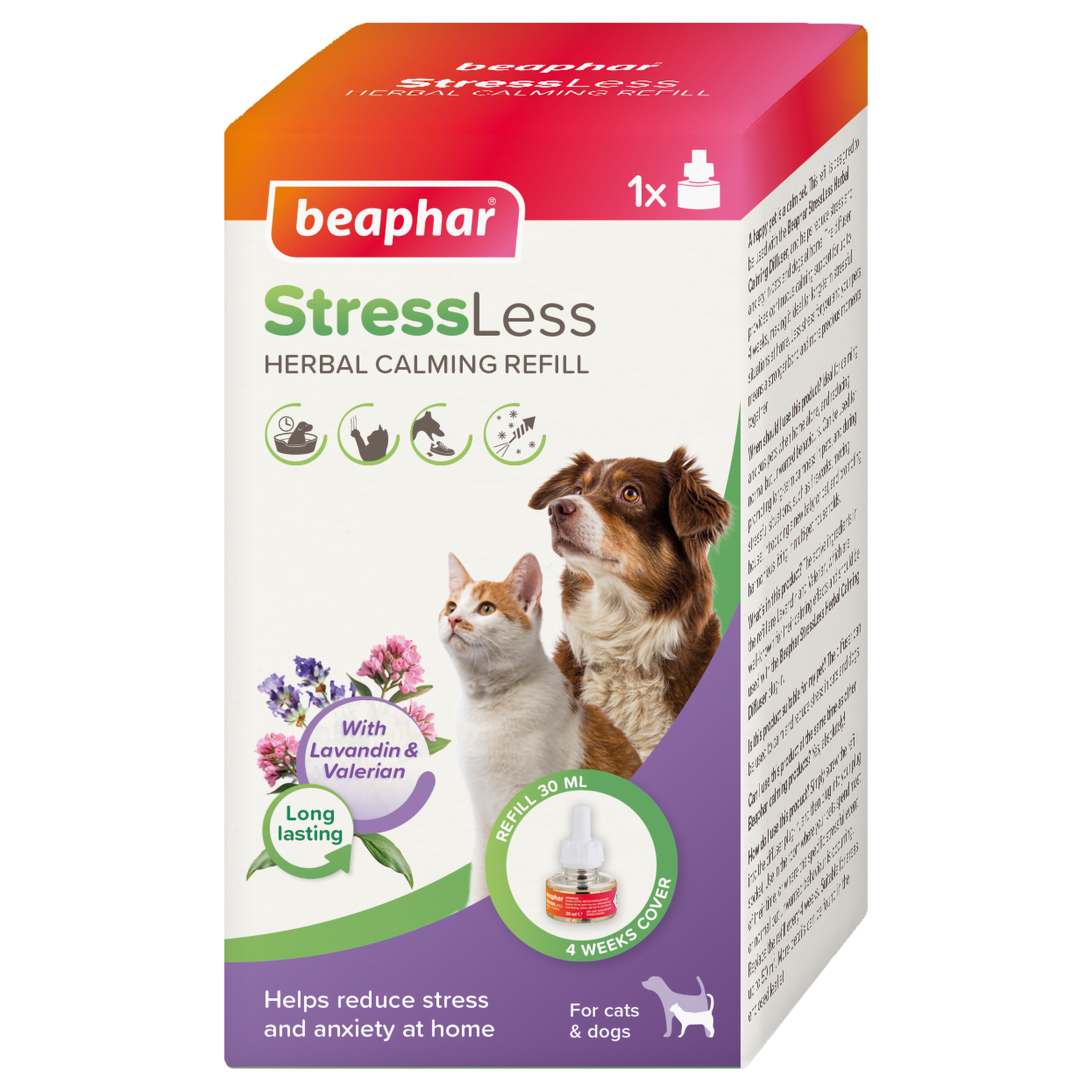 Beaphar StressLess Herbal Calming Diffuser Refill Cat & Dog
