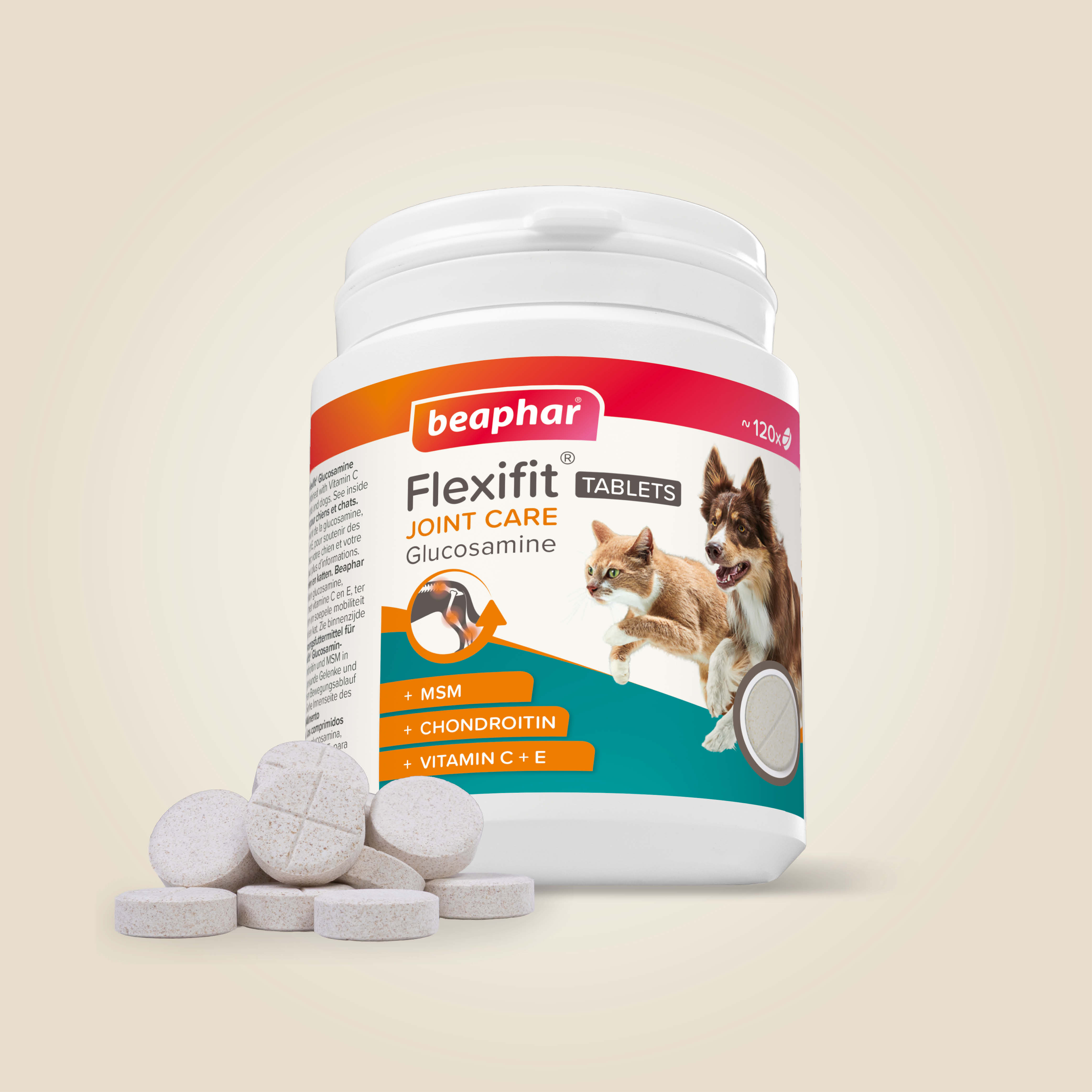 Beaphar Flexifit Glucosamine Tabletten 120 tabl