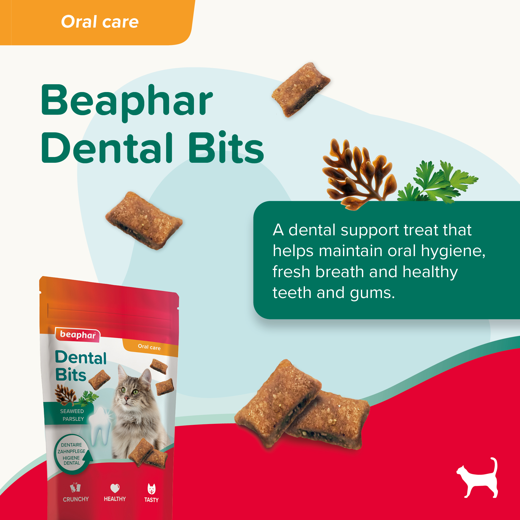 Beaphar Dental Bits Cats 60g