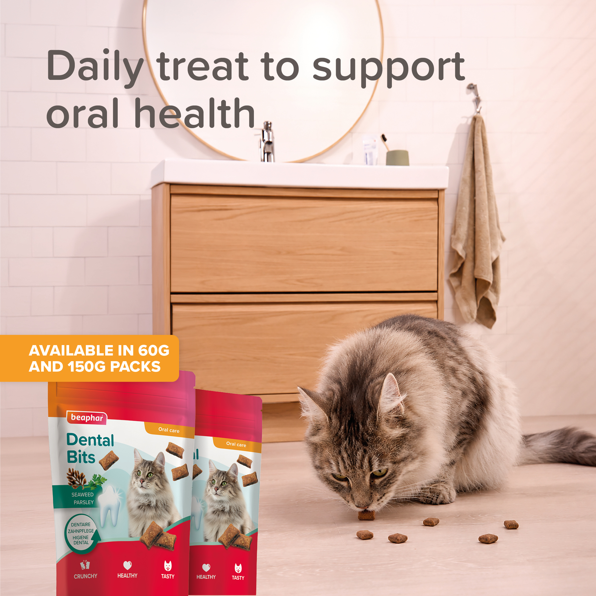 Beaphar Dental Bits Cats 60g