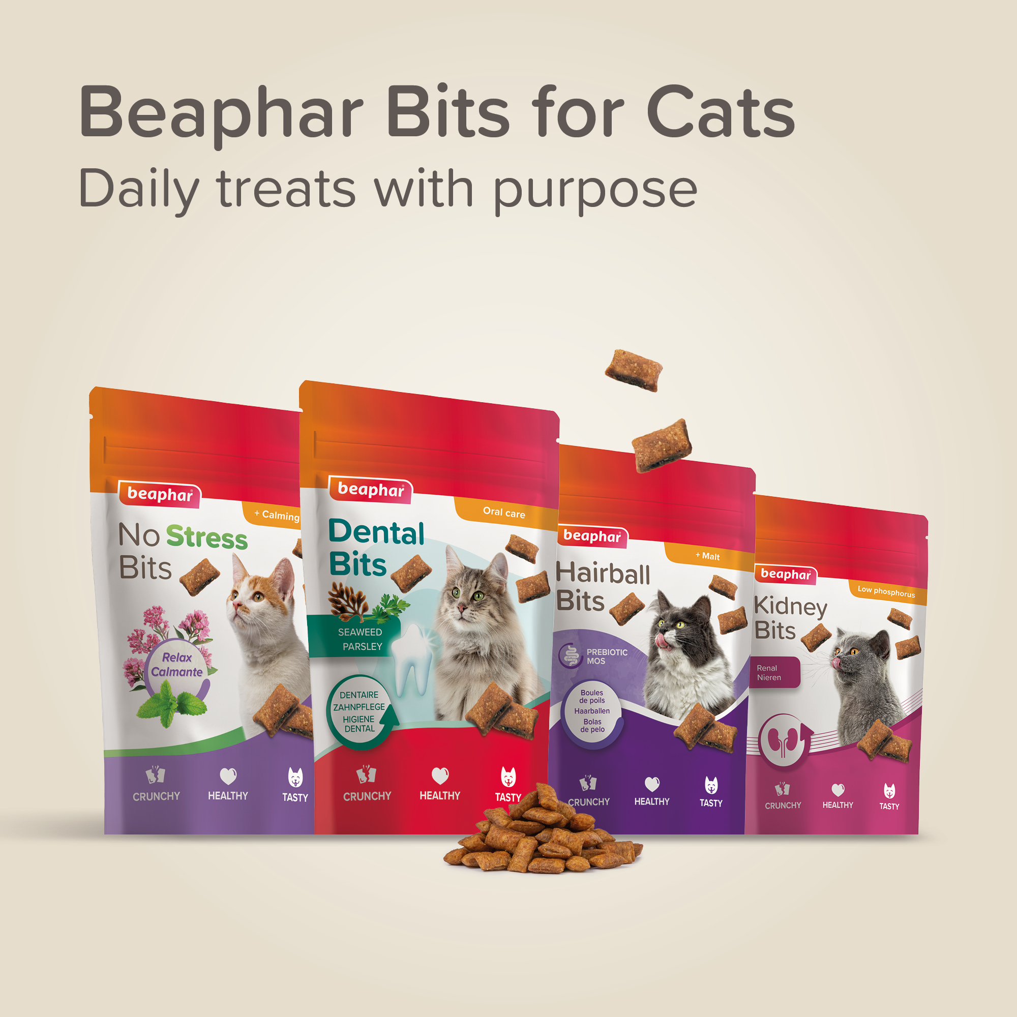 Beaphar Dental Bits Cats 60g