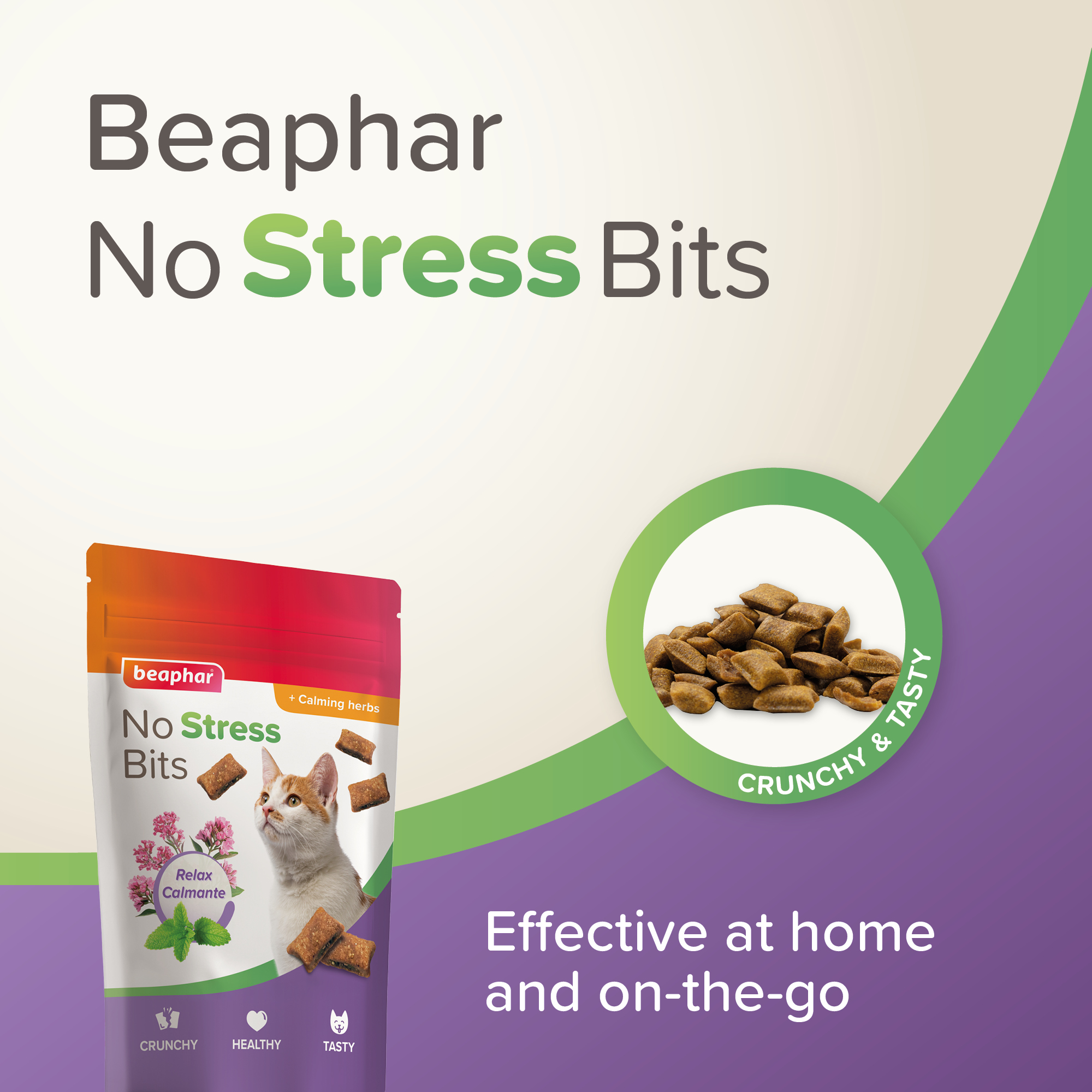 Beaphar No Stress Bits Cat 60g
