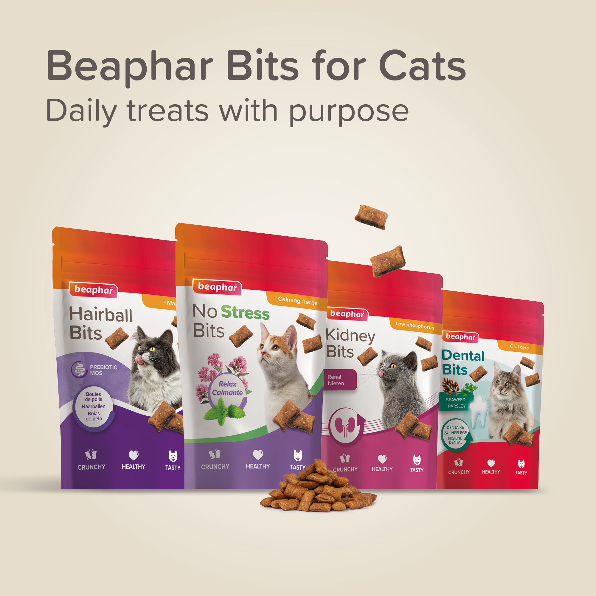 Beaphar No Stress Bits Cat 60g