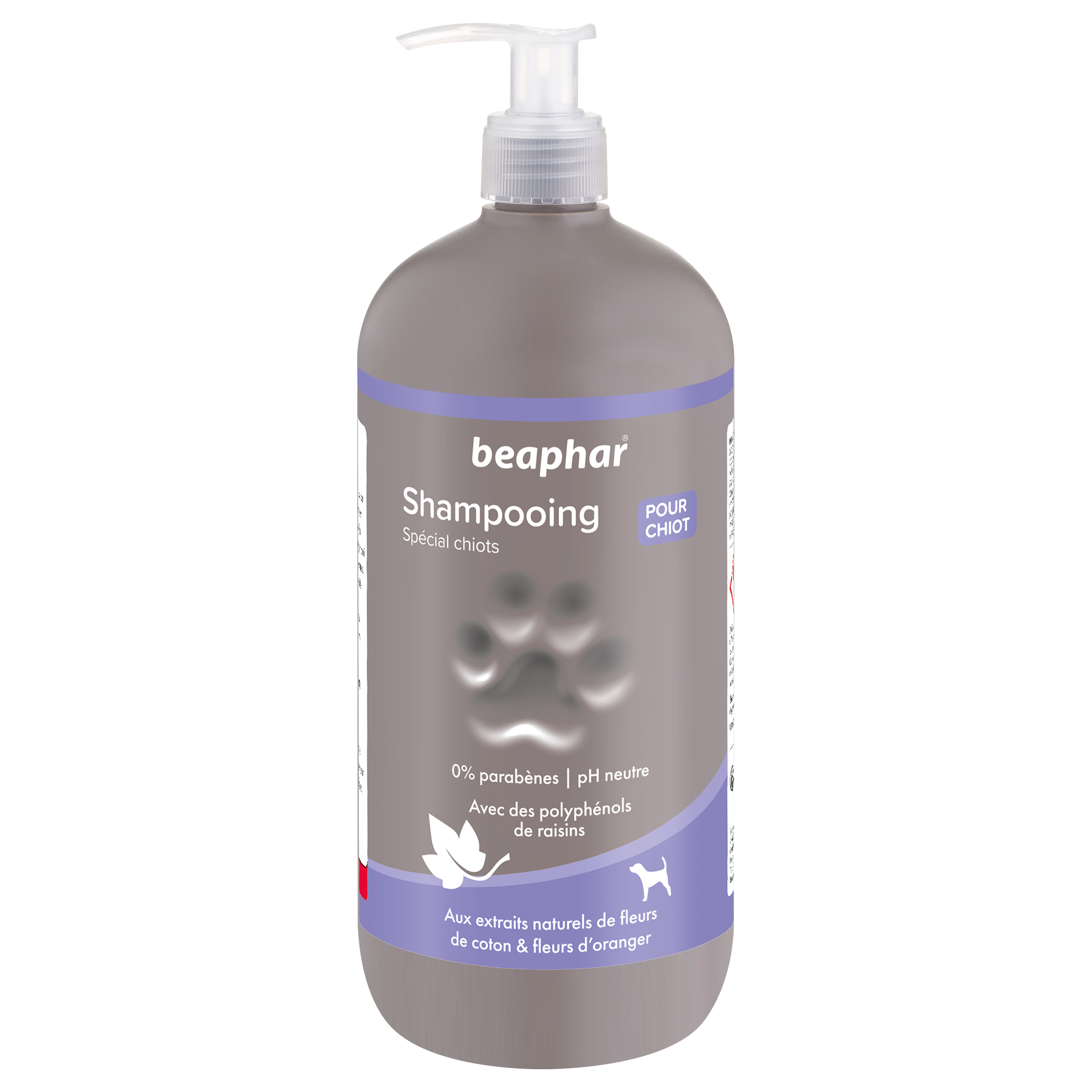 Shampooing premium Empreinte - Spécial chiots extraits naturels de fleurs de coton & fleurs d’oranger - 750 ml