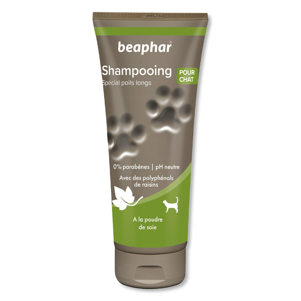 Shampooing premium Empreinte - Chat poils longs à la poudre de soie - 200 ml