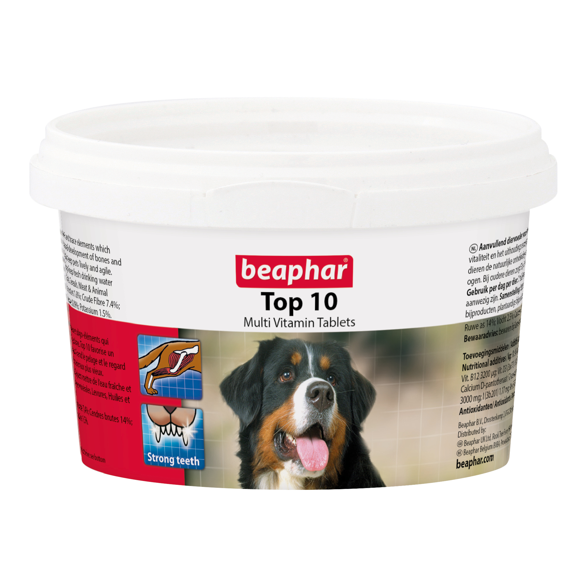 Beaphar Top 10 Multi-Vitamin Tablets for Dogs 180 Tablet Pack