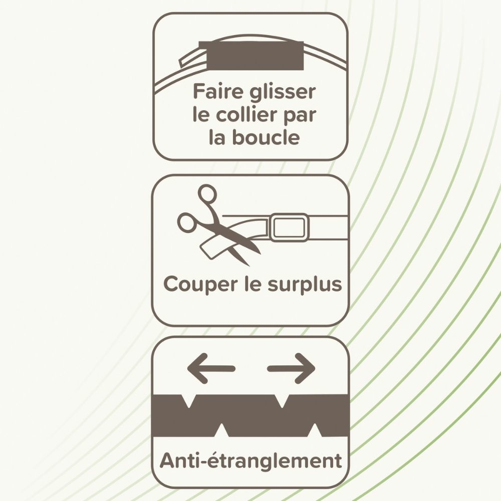 VETOpure, collier répulsif antiparasitaire pour chien & chiot - Beige