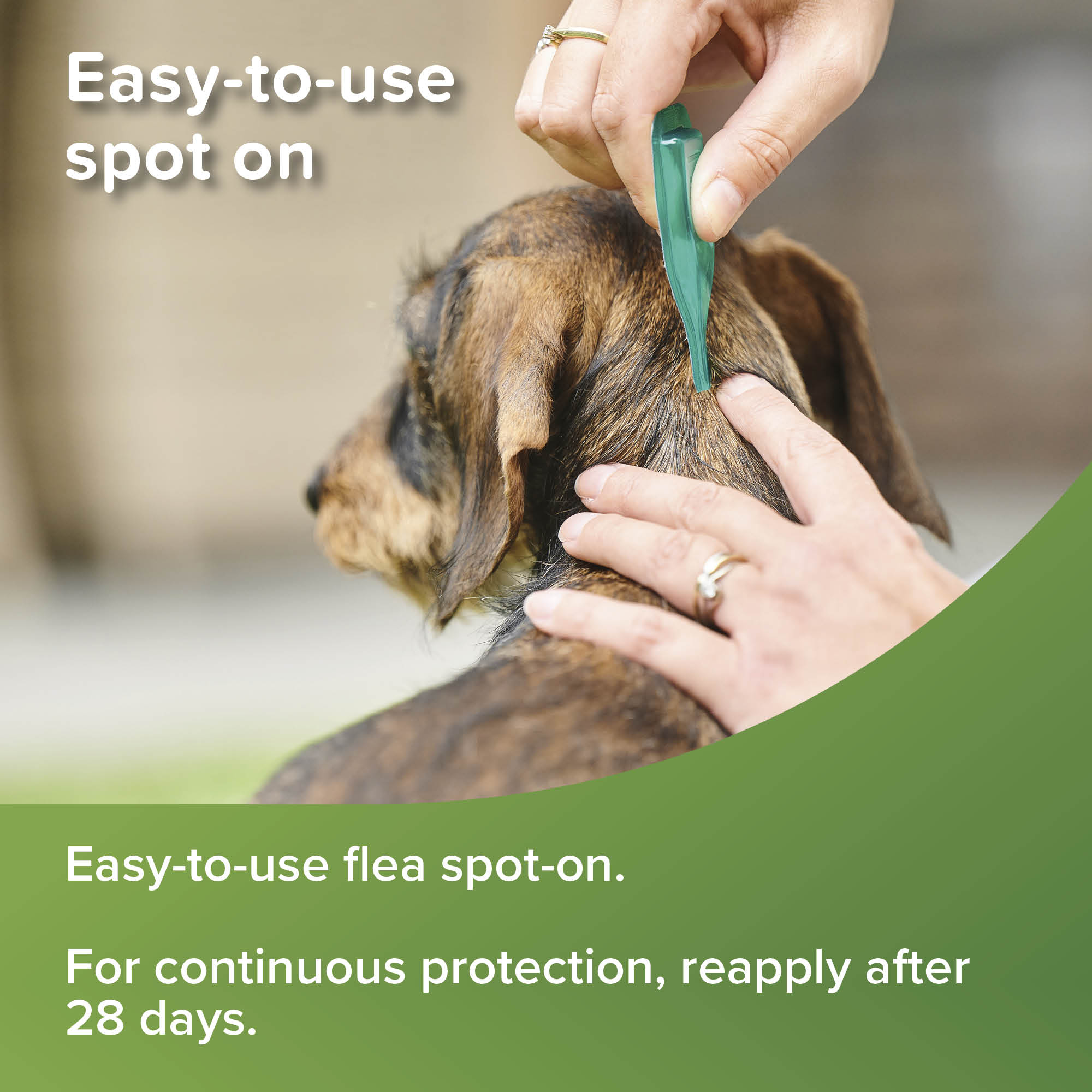 Beaphar VETOpure Plant-Based Flea Repellent Spot-On for Dogs (over 15kg), 6 Pipettes