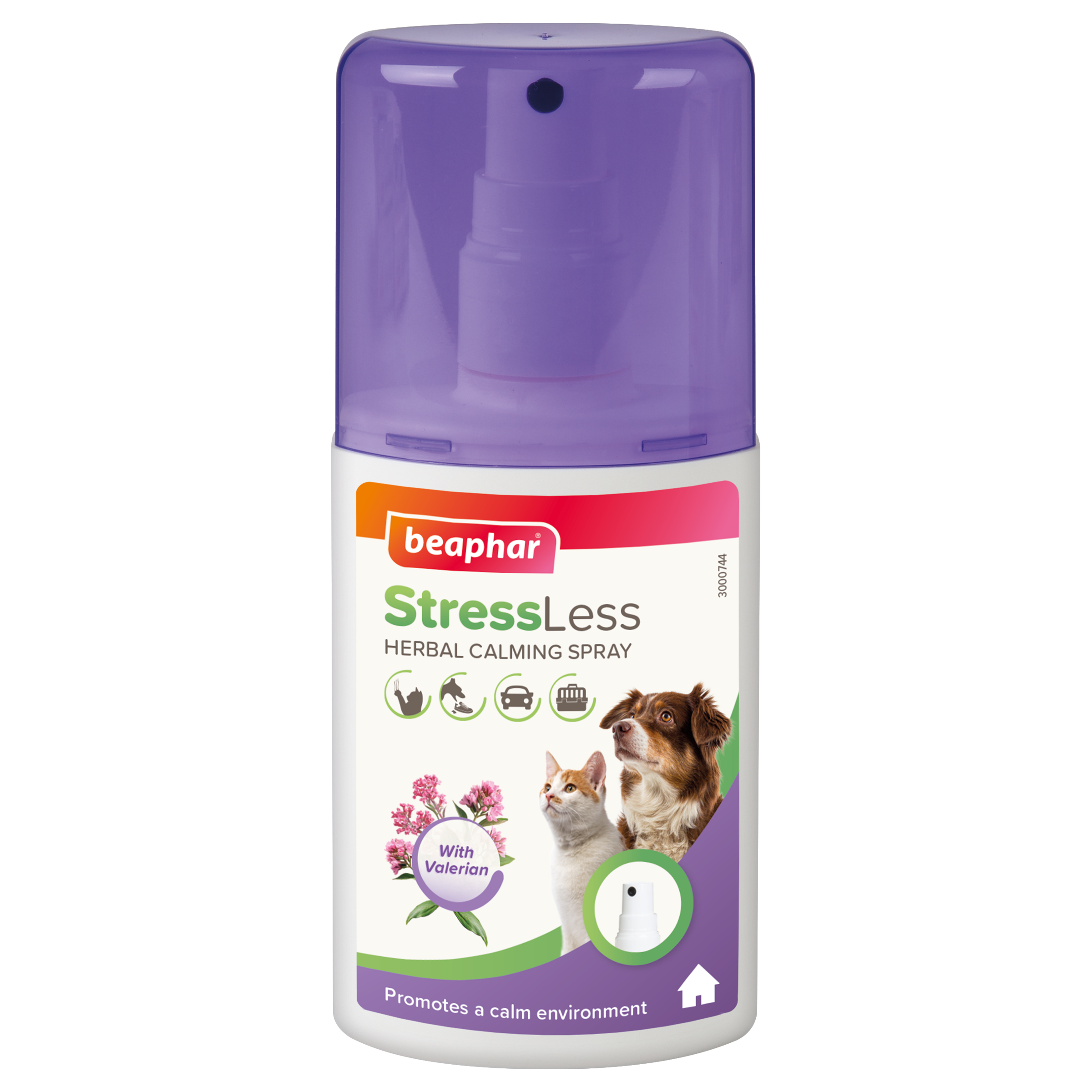 Beaphar StressLess Herbal Calming Home & Travel Spray