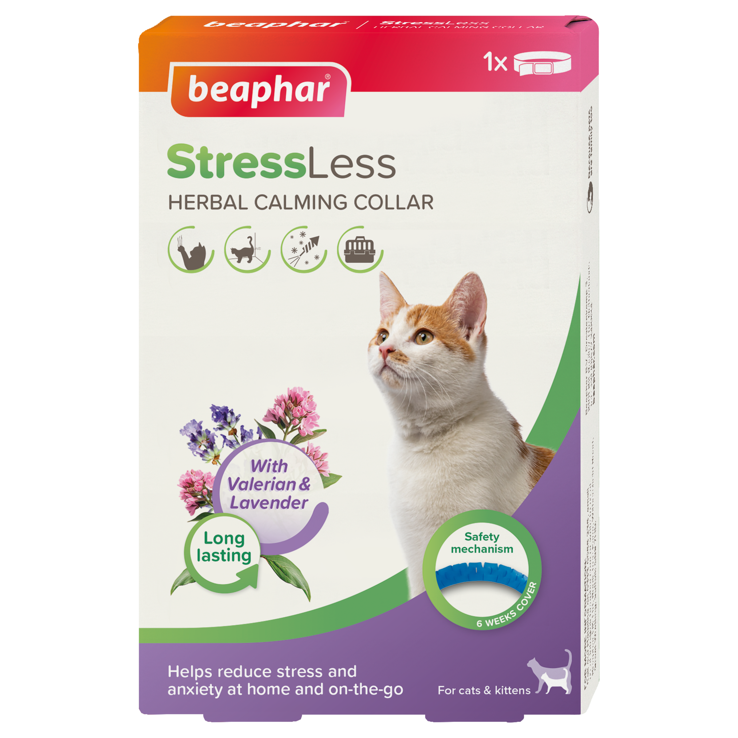 Beaphar StressLess Herbal Calming Collar Cat