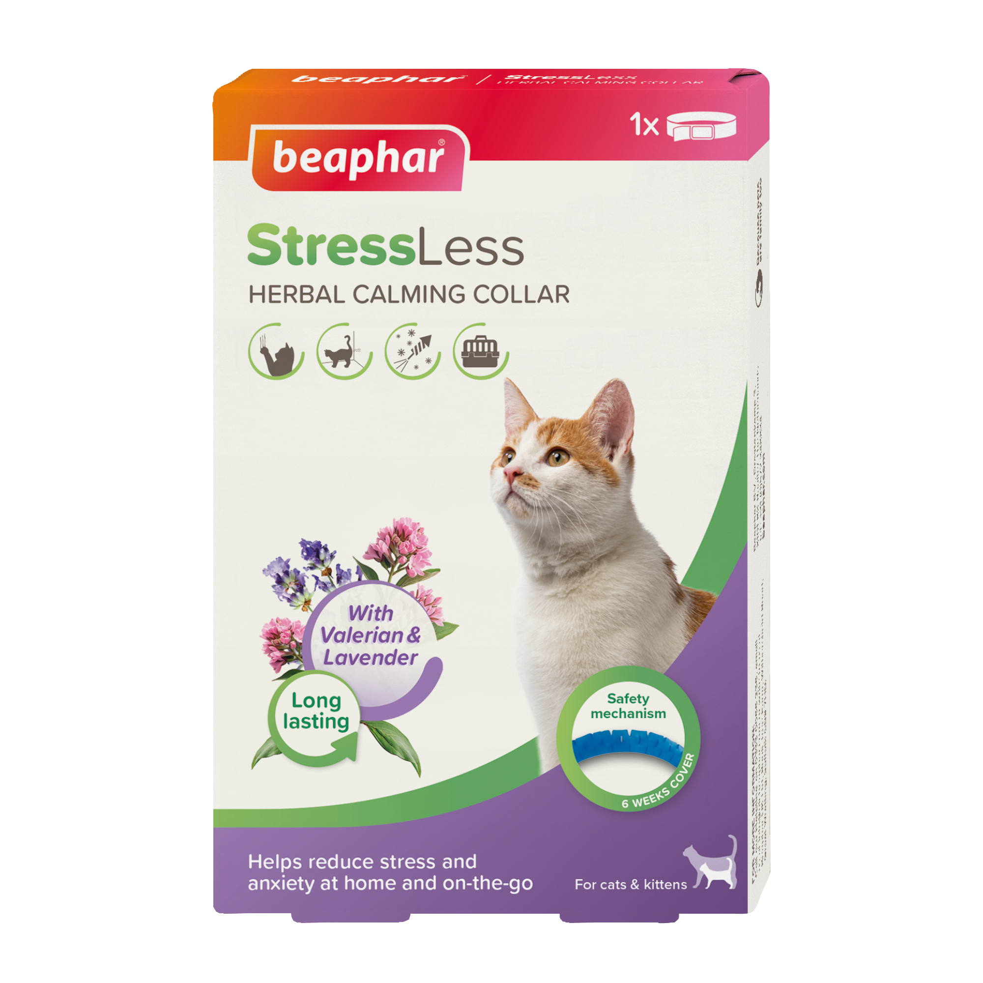 Beaphar StressLess Herbal Calming halsbånd katt