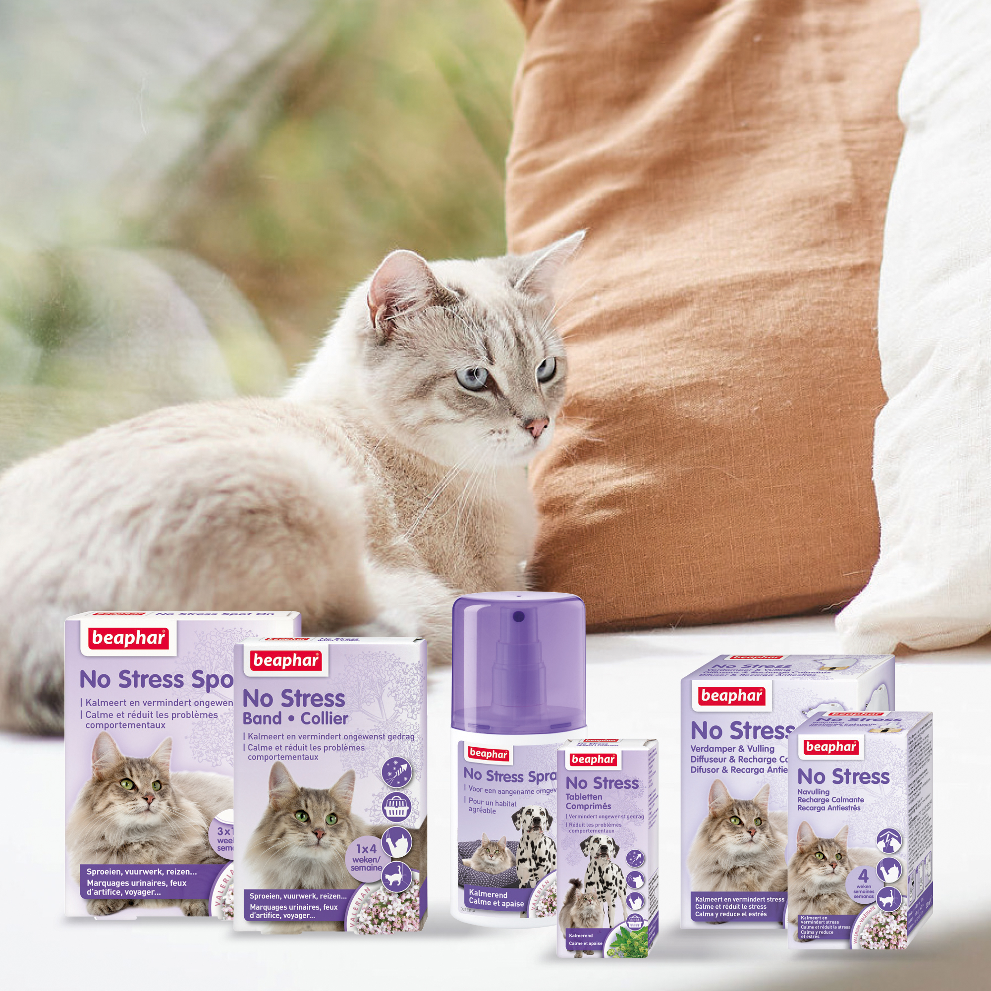 Beaphar No Stress Spray hond/kat 125ml