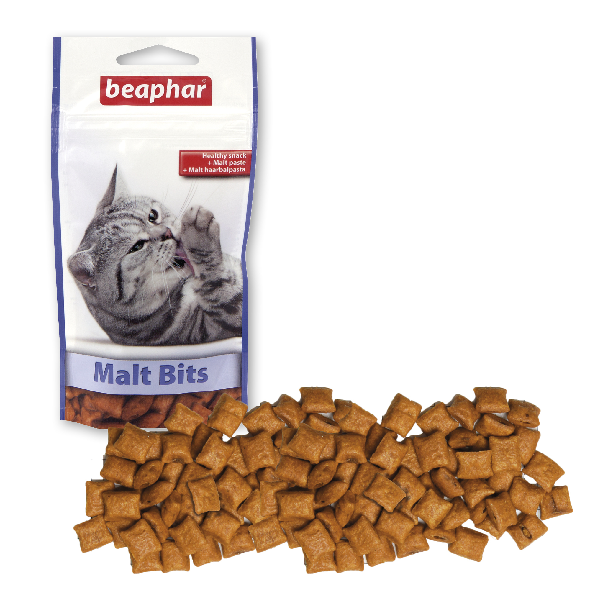 Beaphar Malt Bits for Cats, 75 treats