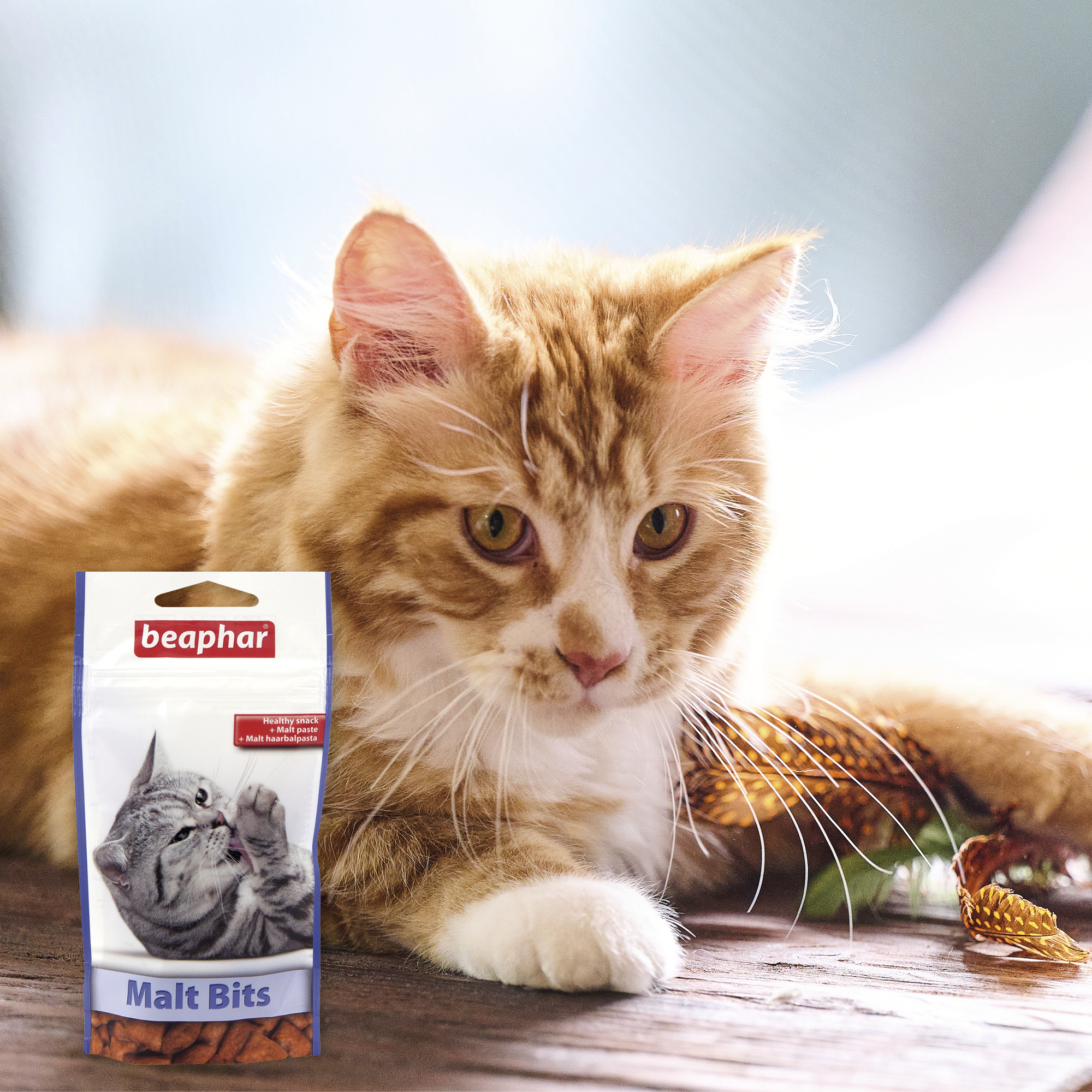 Beaphar Malt Bits for Cats, 75 treats