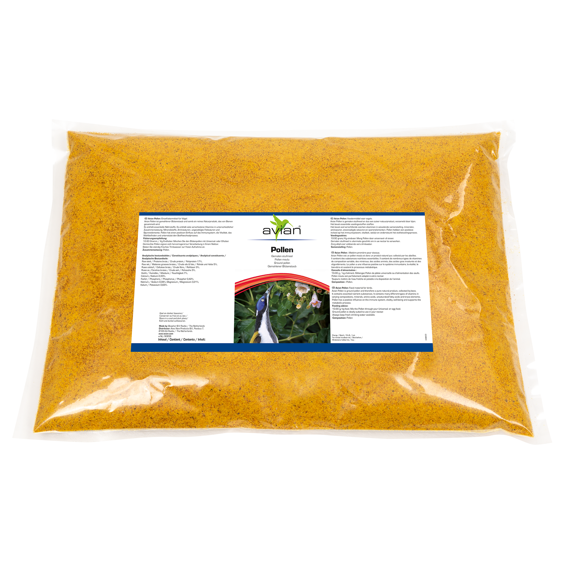Avian Pollen (stuifmeel gemalen) 1kg