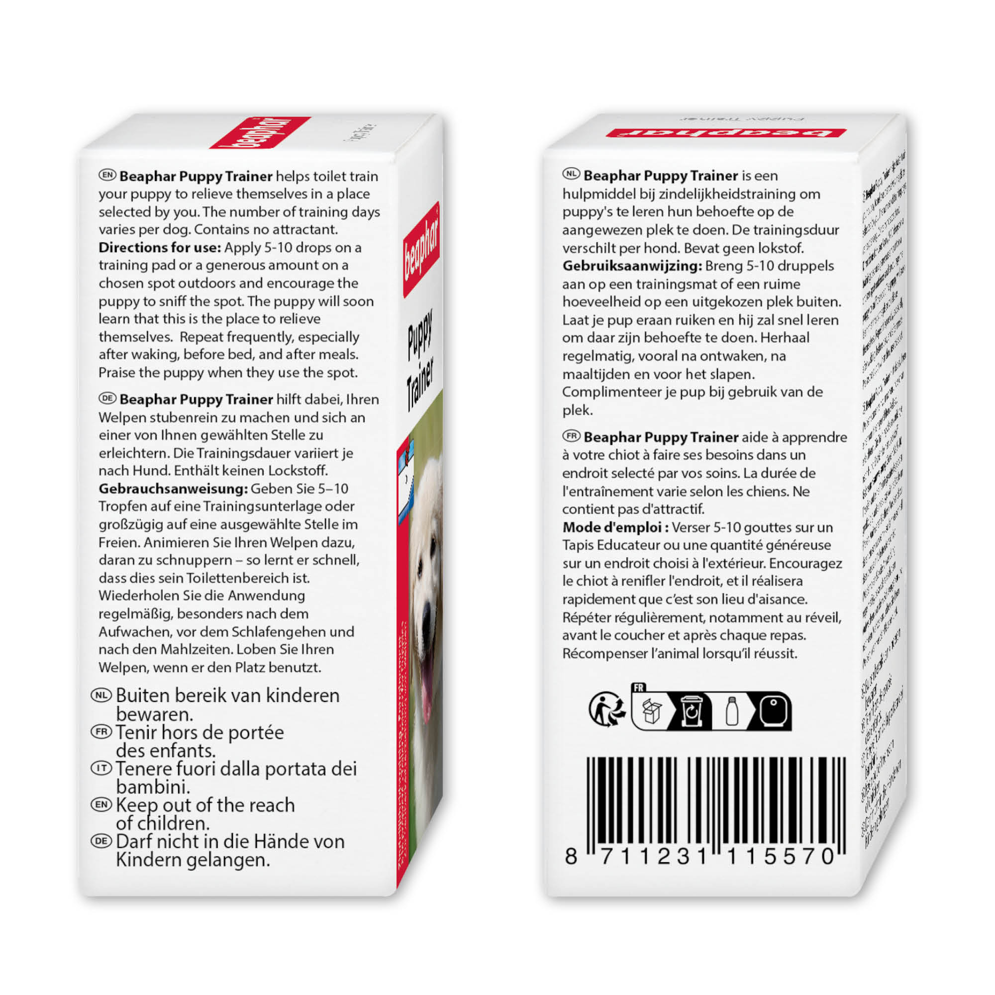 Beaphar Puppy Toilet Trainer for Puppies & Kittens, 20ml