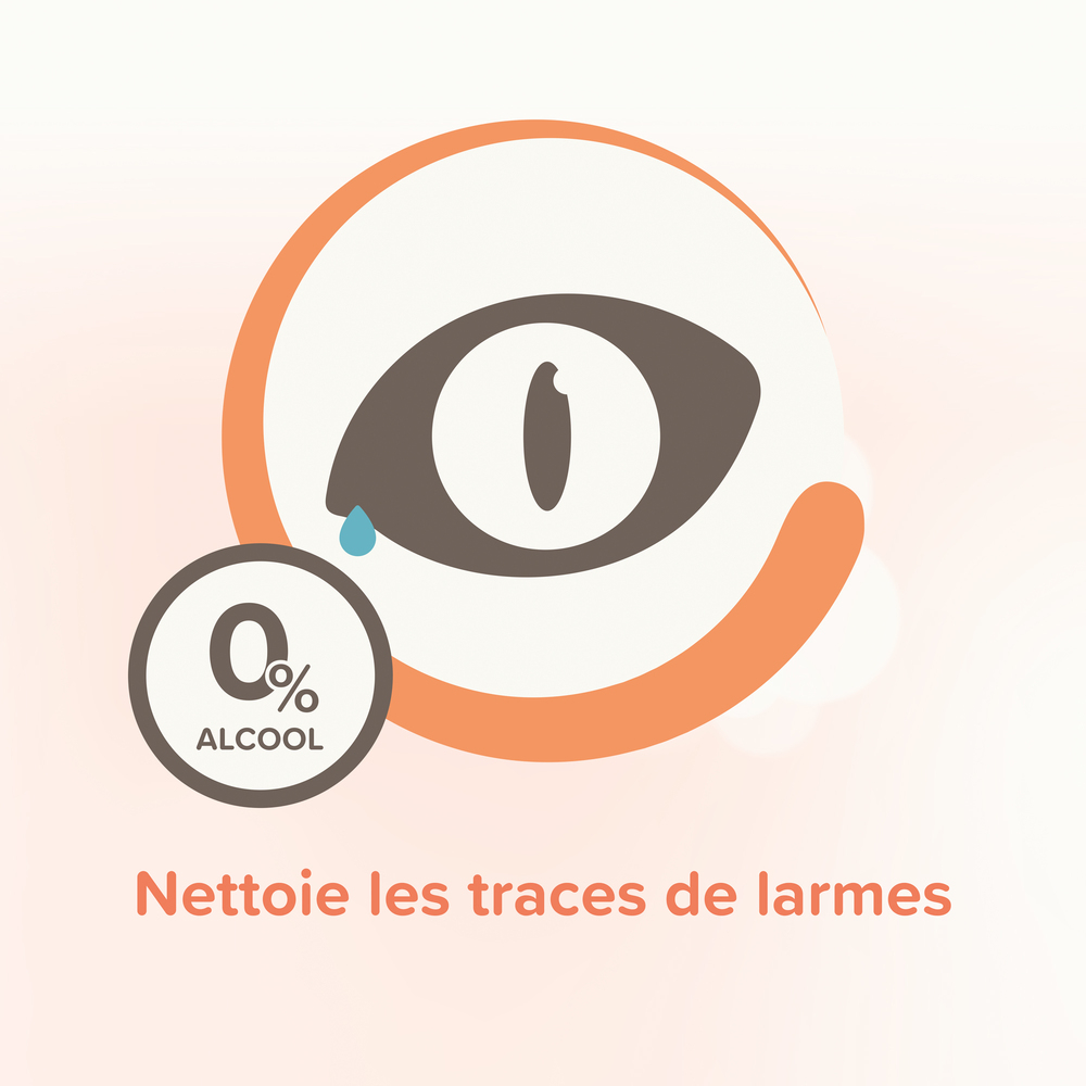 Solution contre les traces de larmes pour chien et chat - 50 ml
