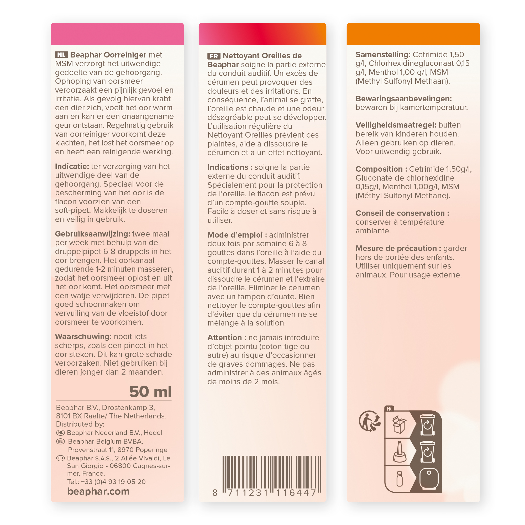 Beaphar Oorreiniger 50ml