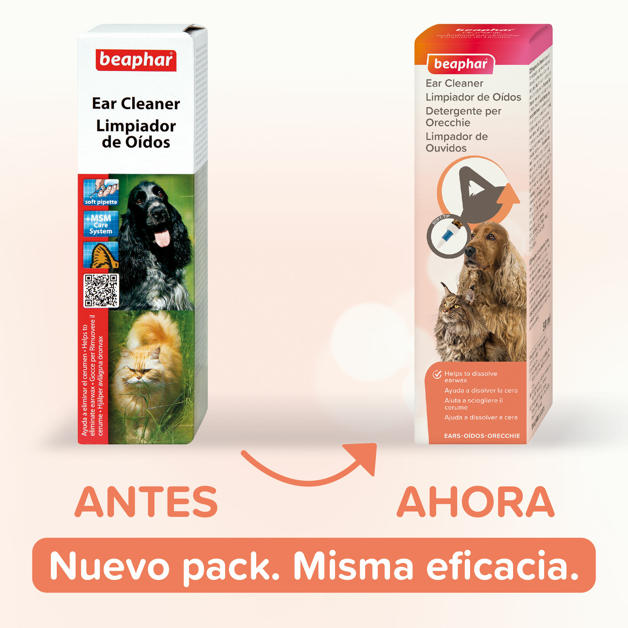 Beaphar Limpiador de Oídos Perro y Gato - 50ml