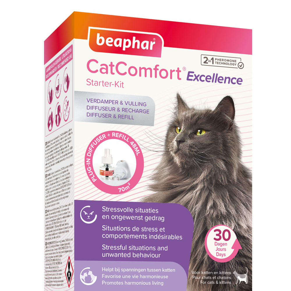 CatComfort® Excellence, diffuseur et recharge aux phéromones pour chat et chaton