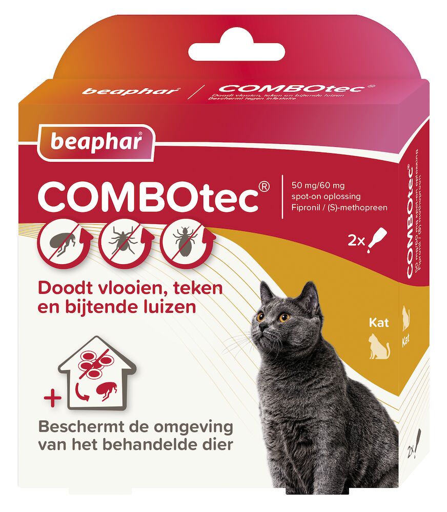 Beaphar COMBOtec® Spot-On kat 2 pipetten