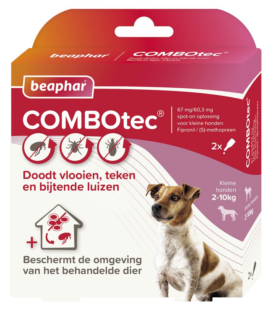 Beaphar COMBOtec® Spot-On hond 2-10kg 2 pipetten