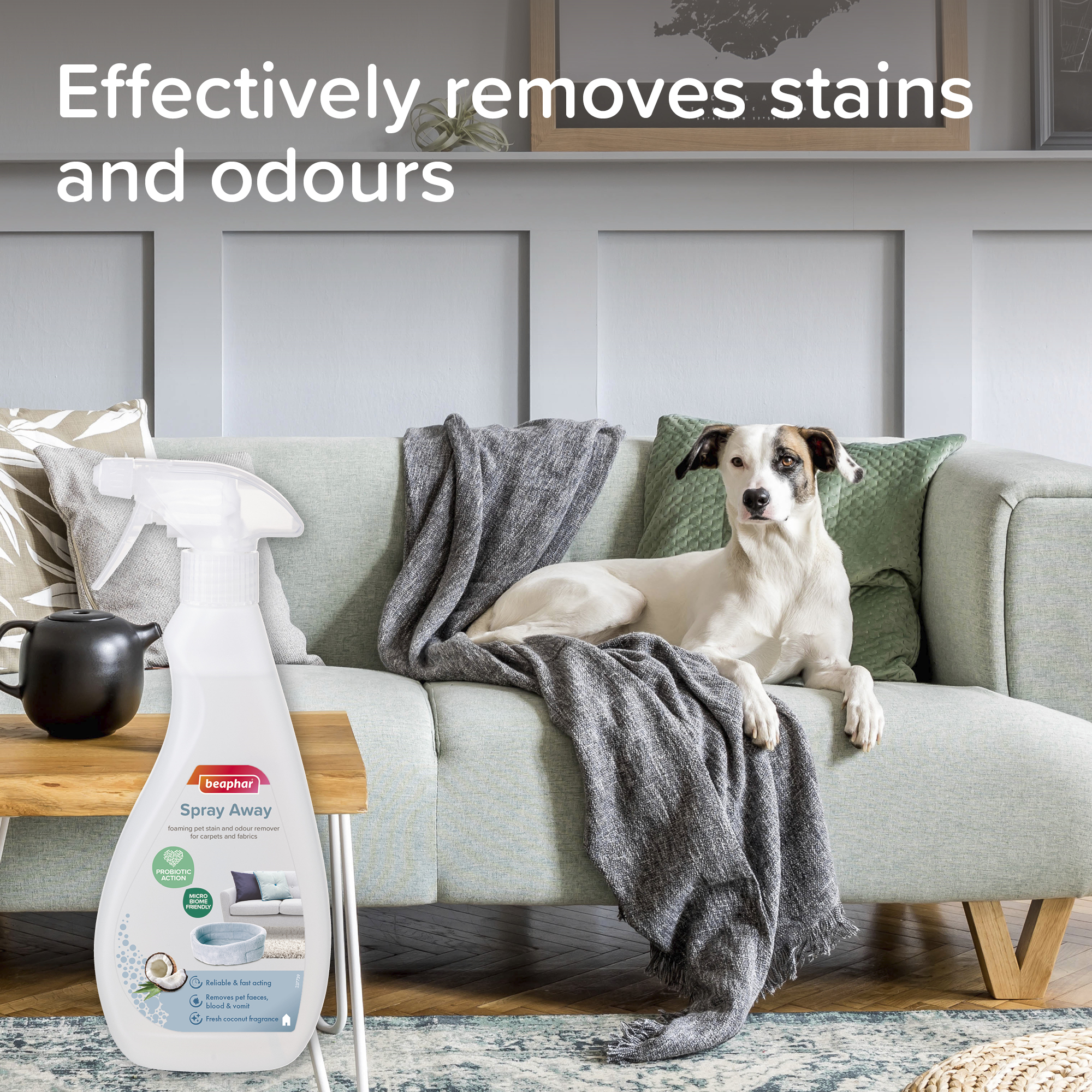 Beaphar Spray Away Pet Stain and Odour Remover Spray