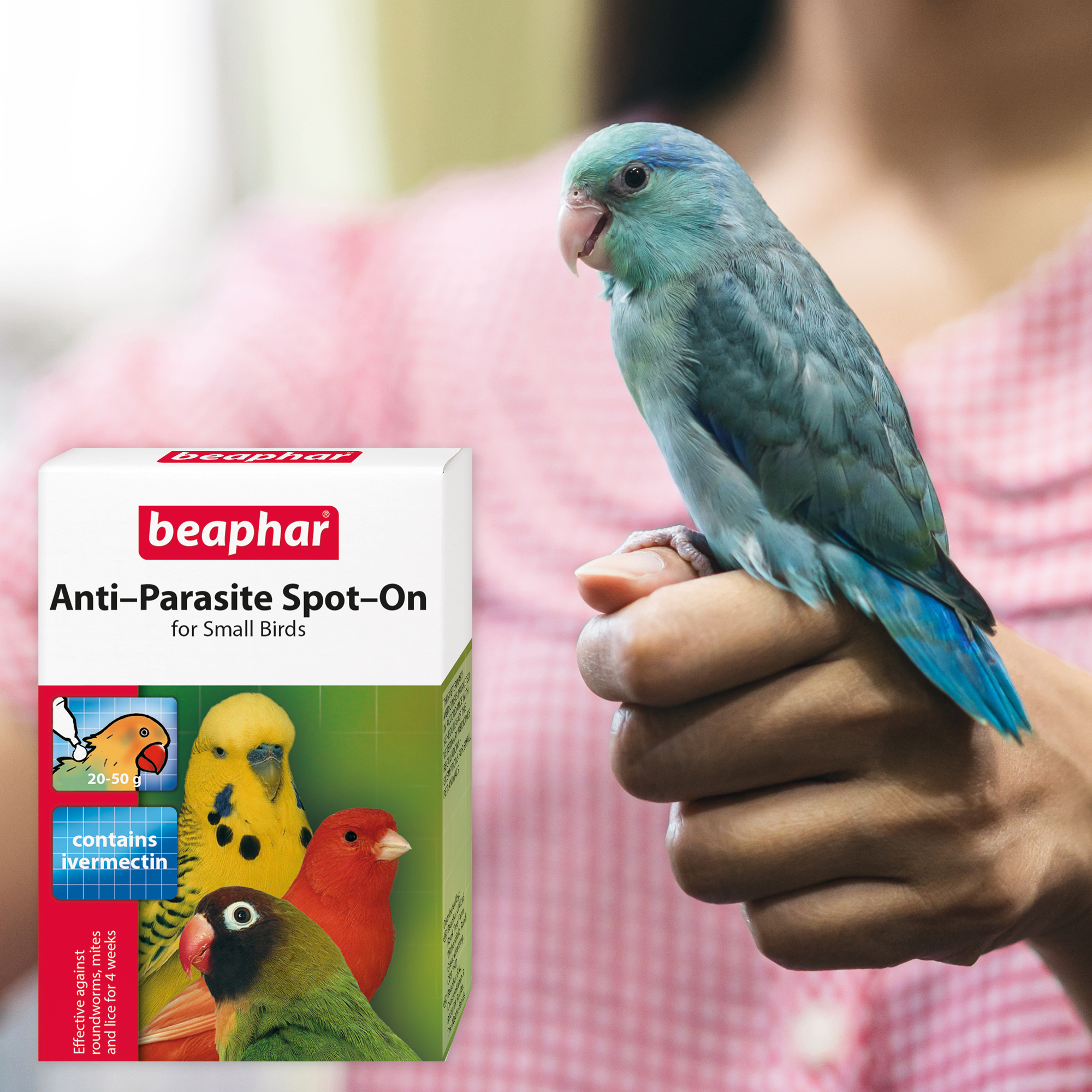 Beaphar Anti-Parasite Spot-On for Small Birds 20-50g, 2 pipettes