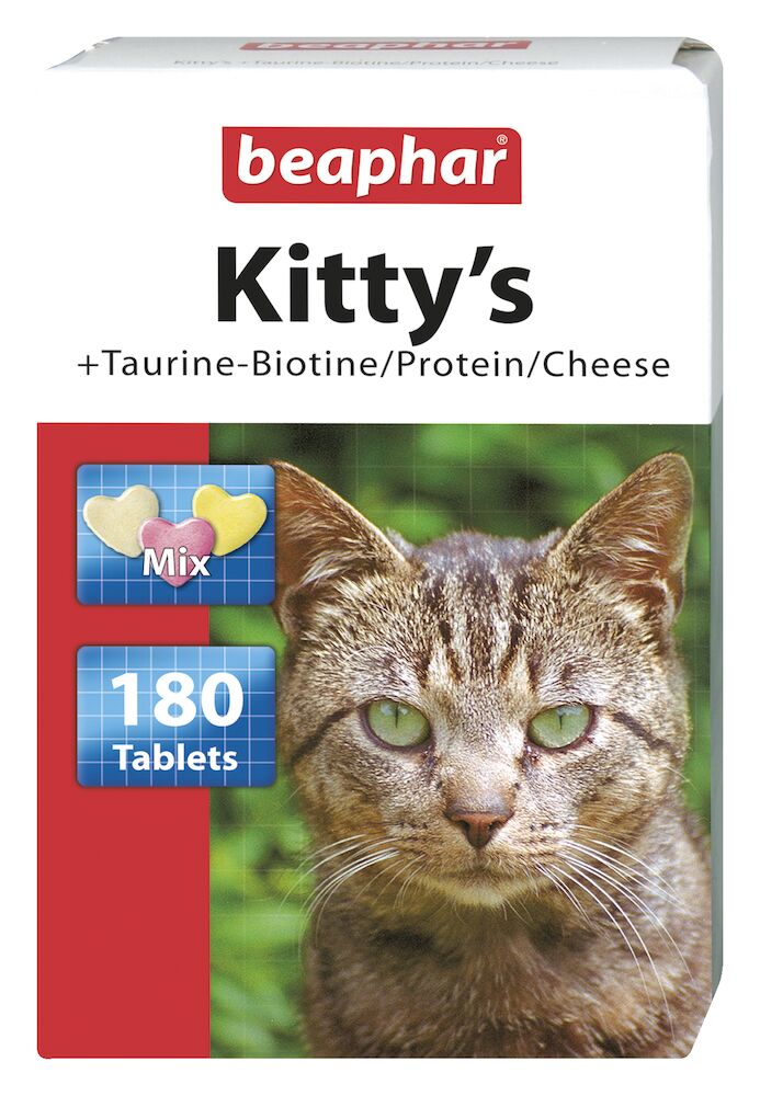 KITTY'S MIX + TAU 180TAB - mix tabletek witaminowych dla kotów