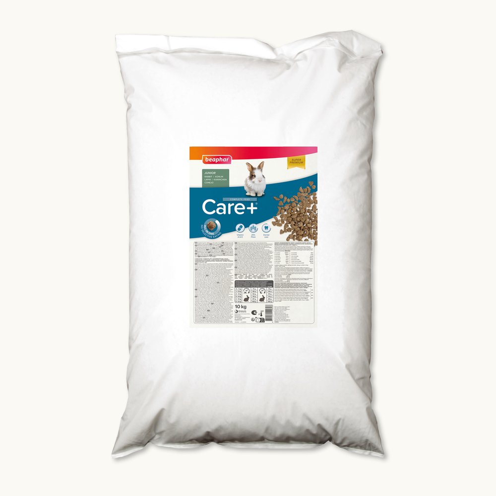 Care +, Alimentation extrudée super premium, Lapin junior - 10 kg