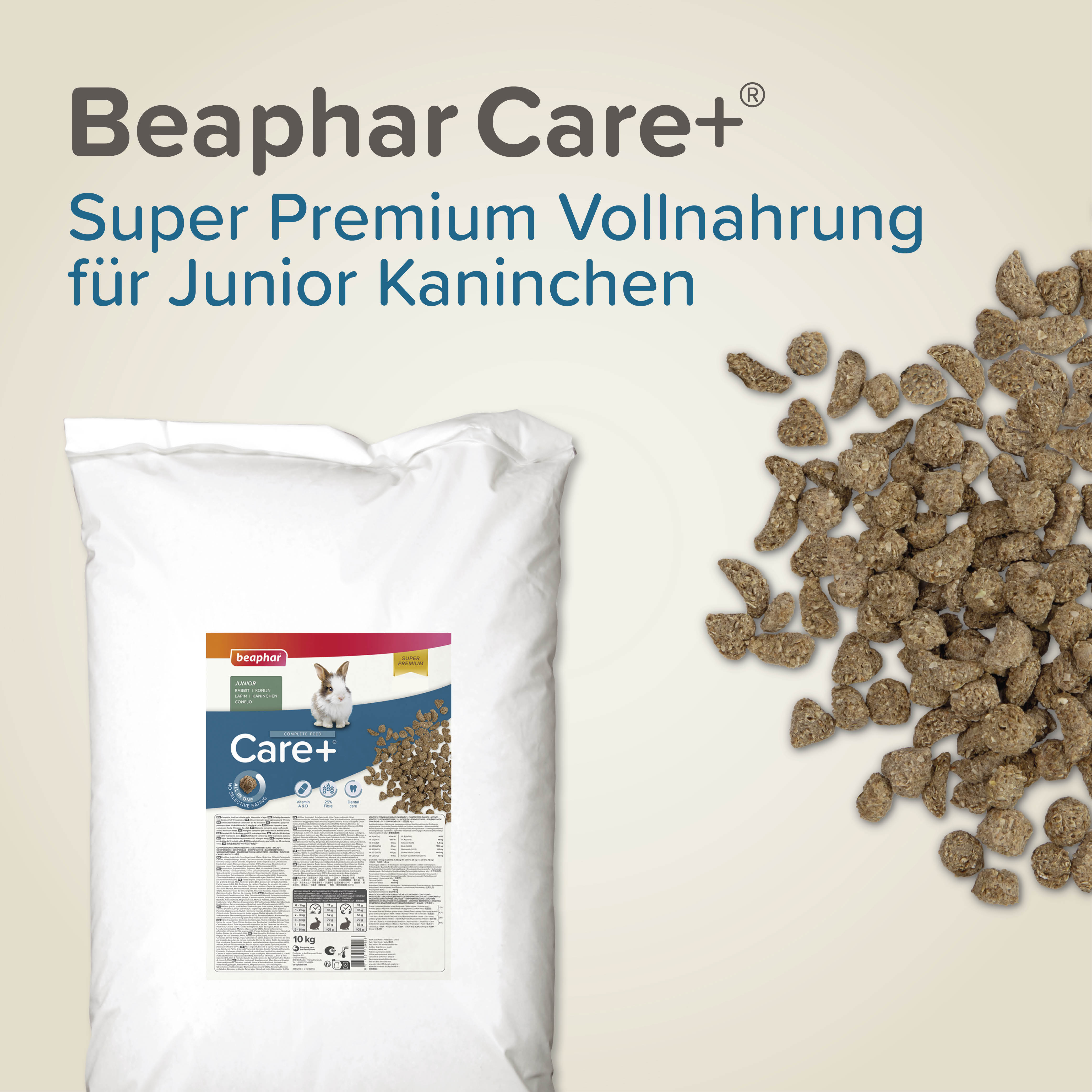Care+ Kaninchen Junior - 10kg