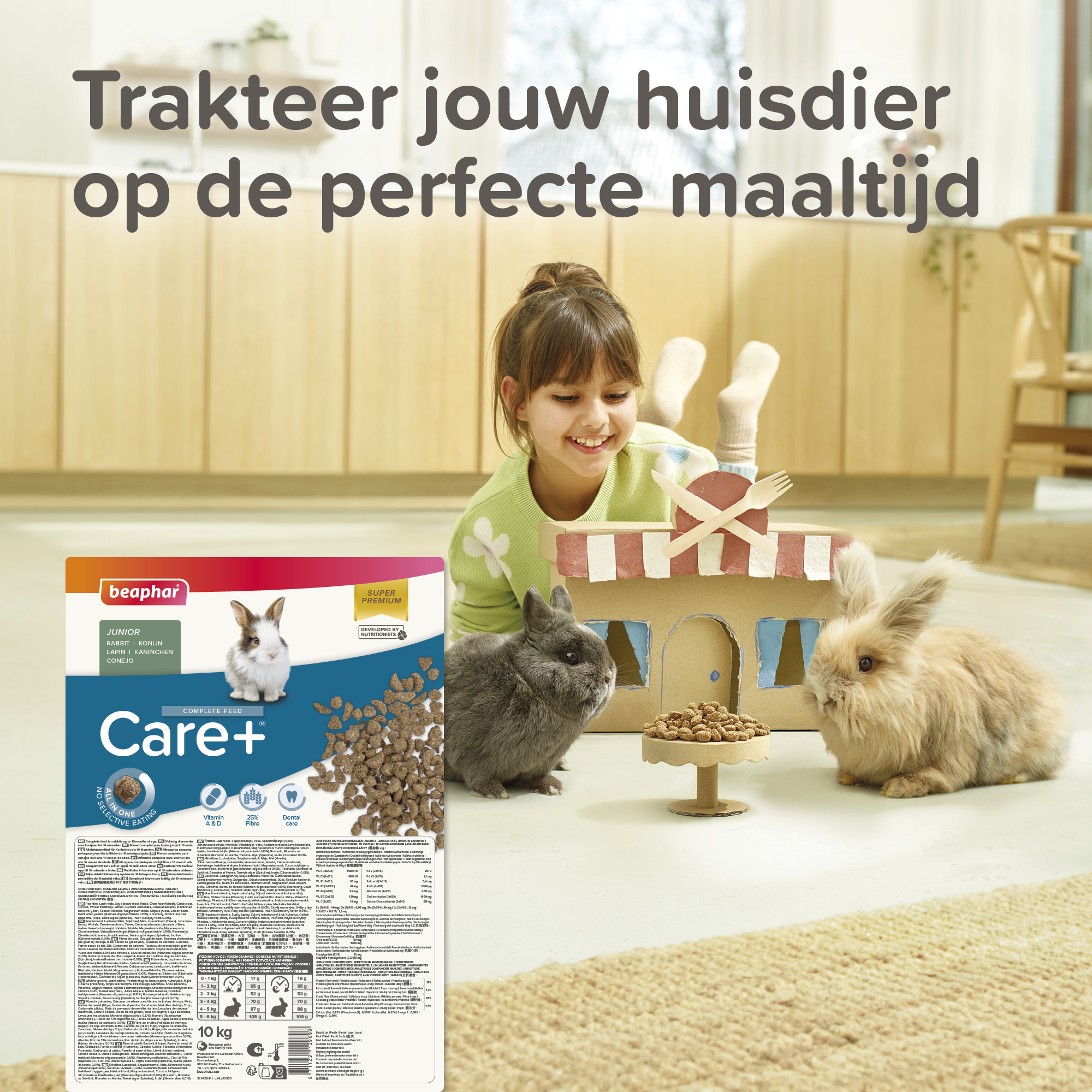 Beaphar Care+ Konijn junior 10kg