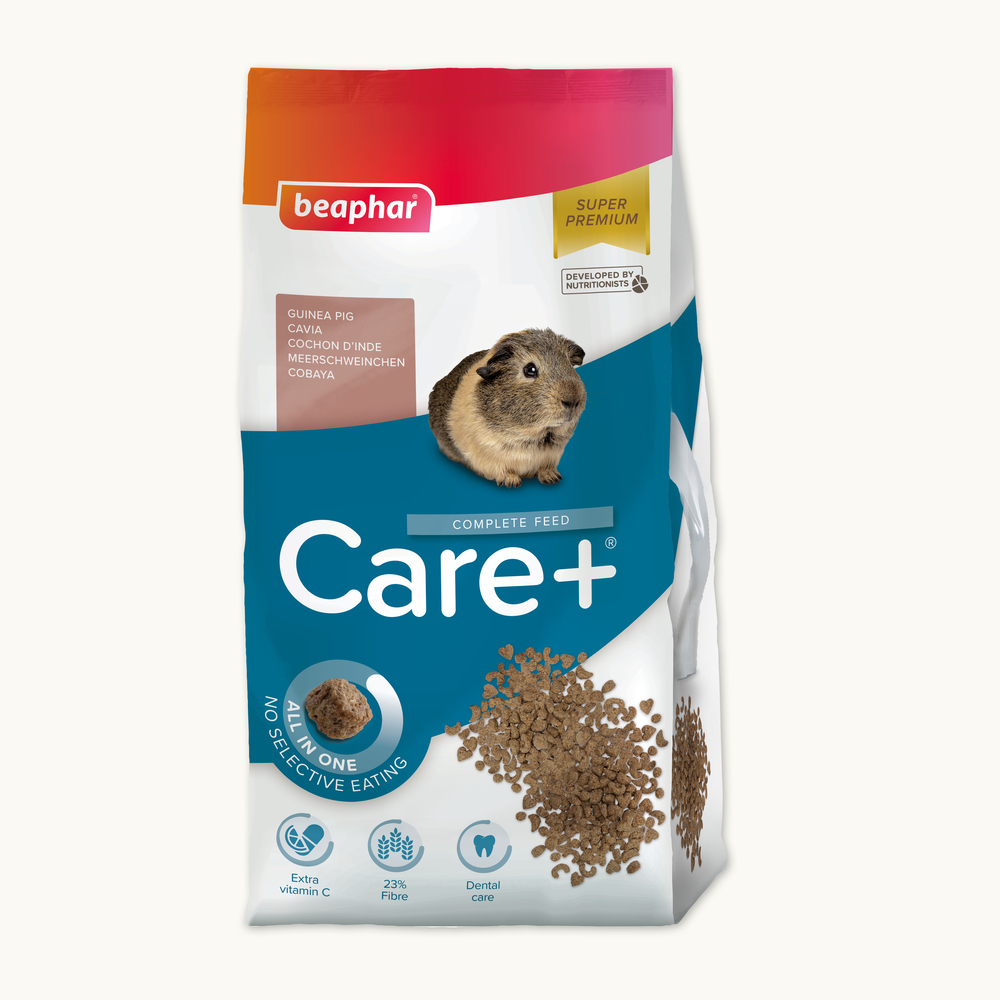 Care +, Alimentation extrudée super premium, Cochon d’Inde - 5 kg