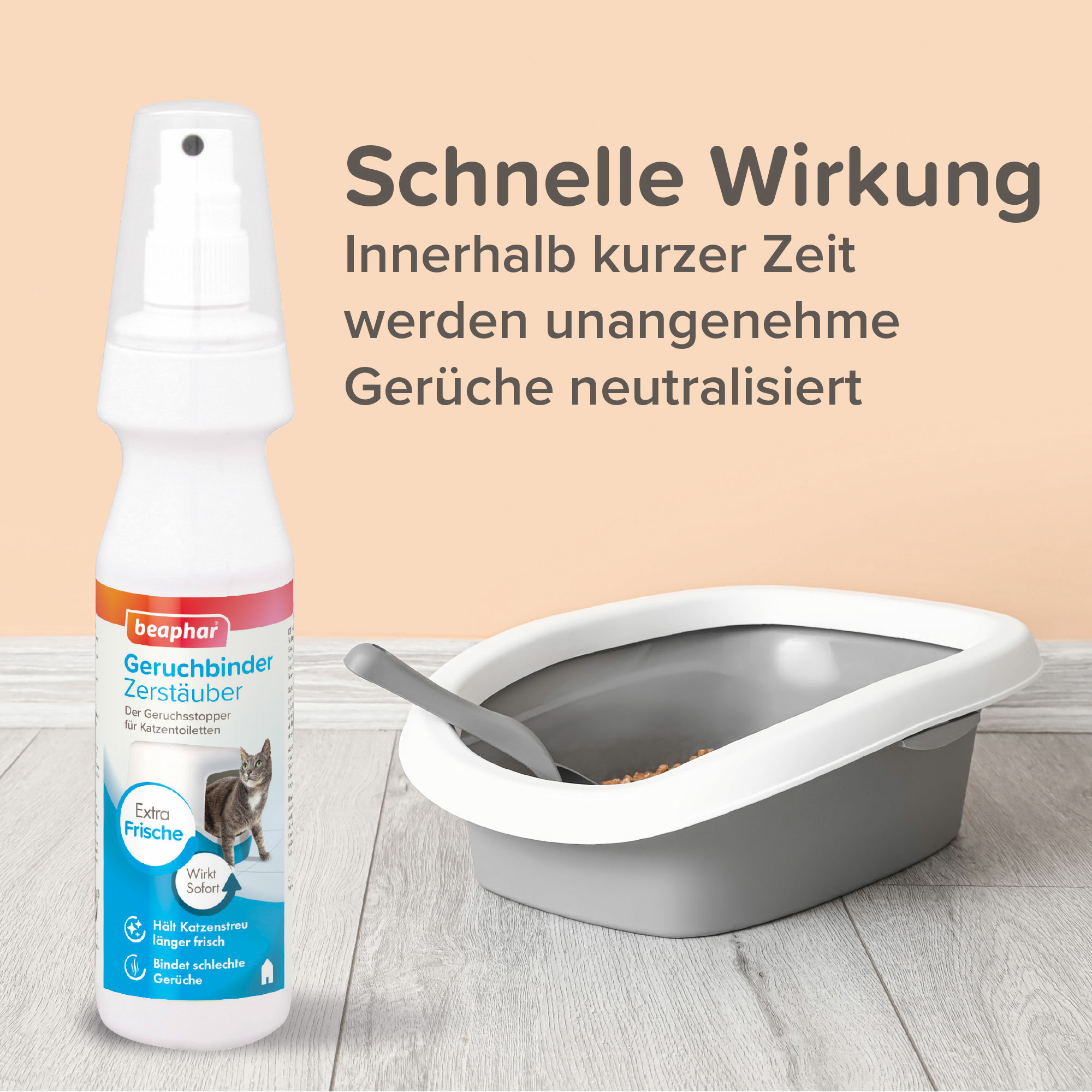 Macskaalom-szagtalanító spray