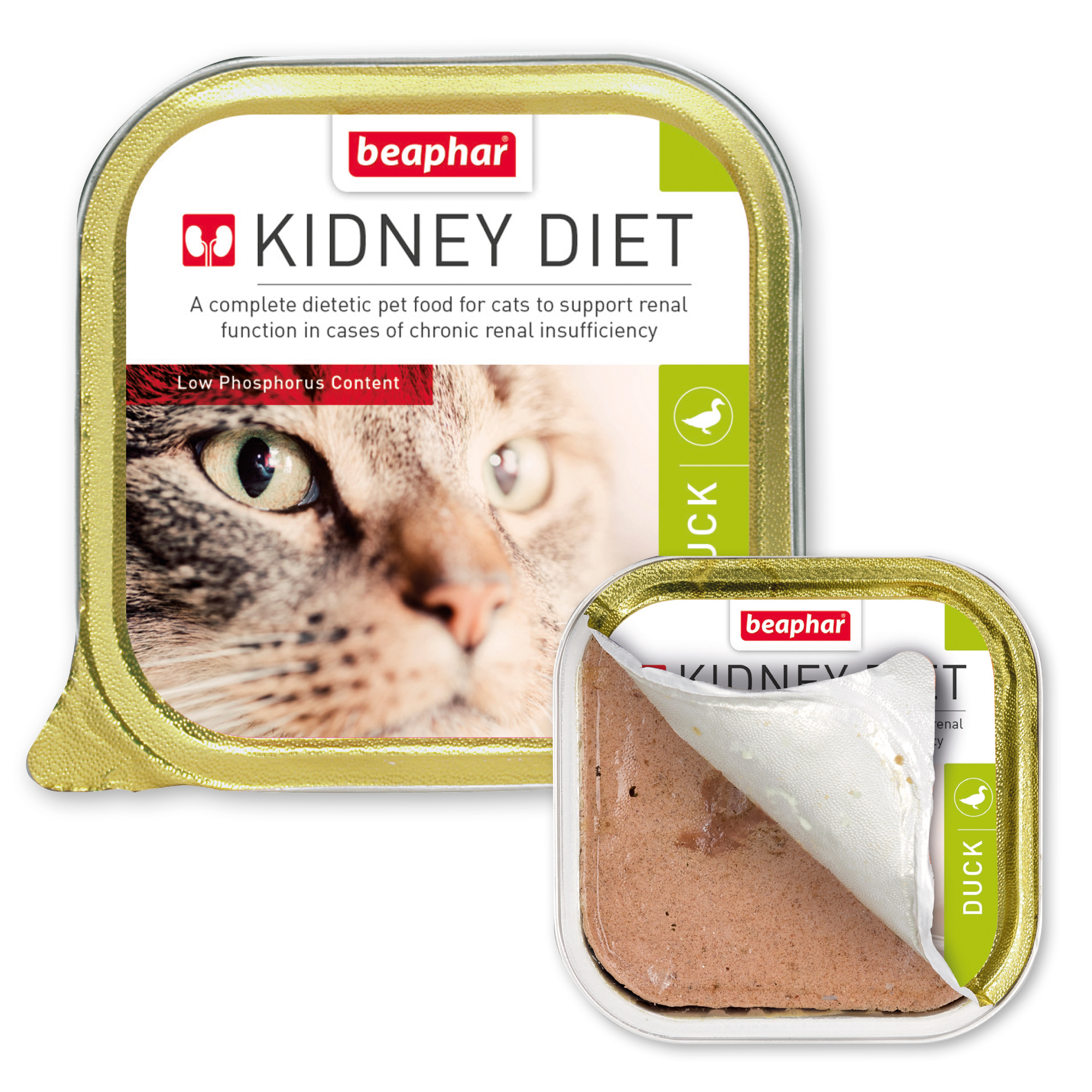 Beaphar Kidney Diet Food for Cats – Duck