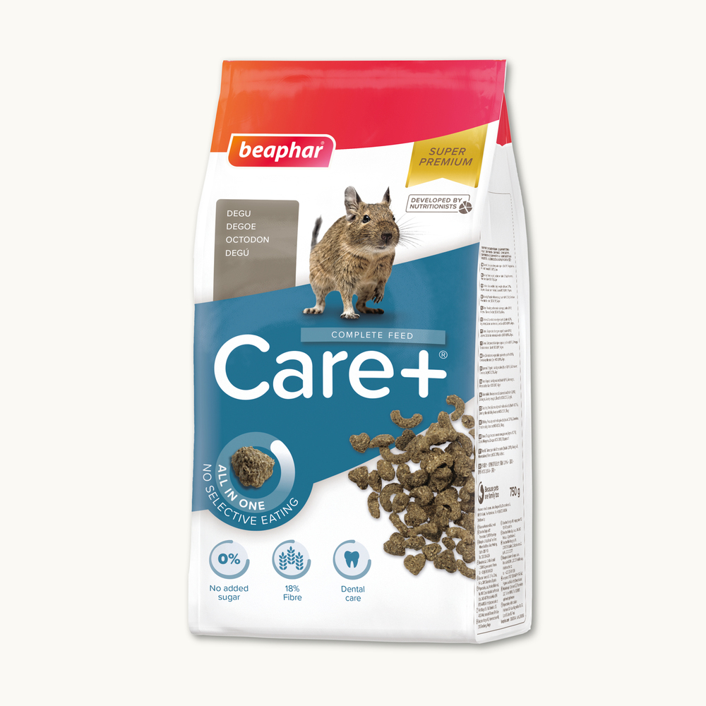 Care+®, Alimentation extrudée super premium pour Octodon - 750g