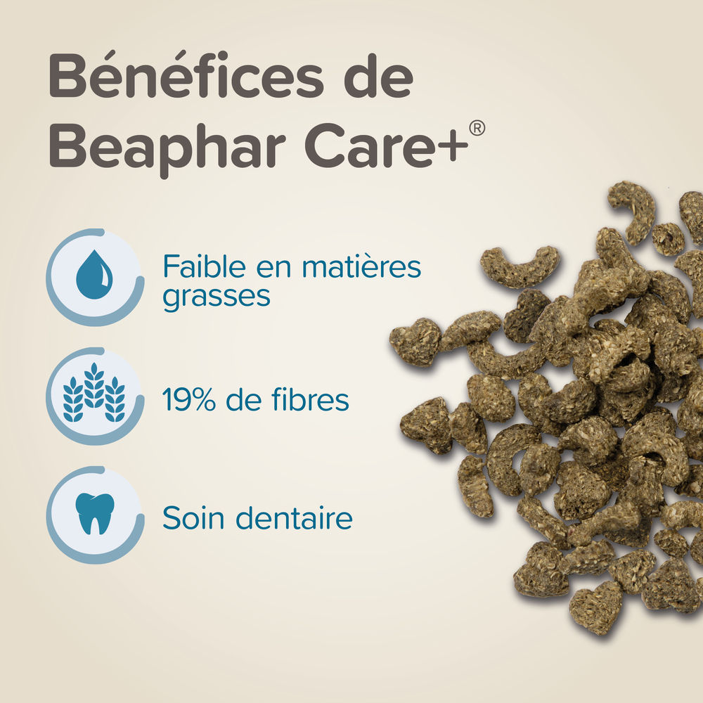 Care+, Alimentation extrudée super premium pour Octodon - 750 g