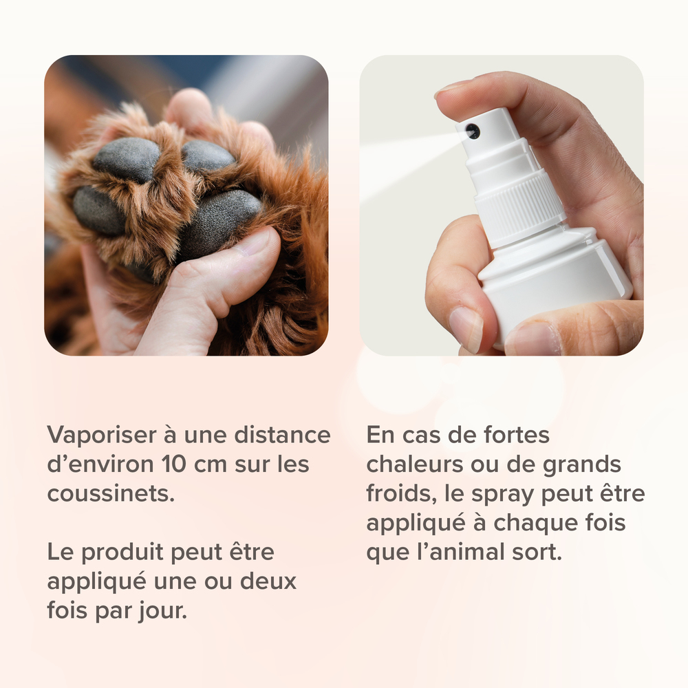 Pulvérisateur coussinets