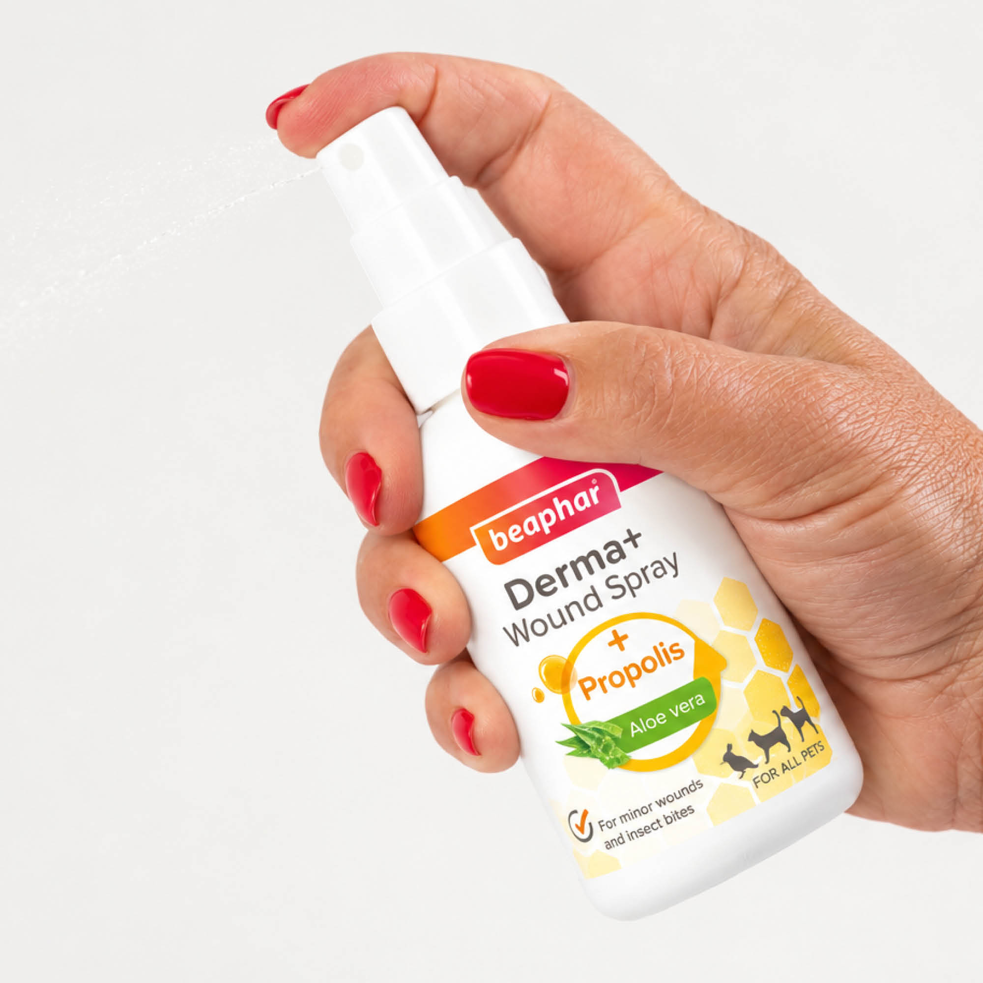 Beaphar Derma+ Wound Spray for Cats, Dogs, Small Animals & Birds, 75ml
