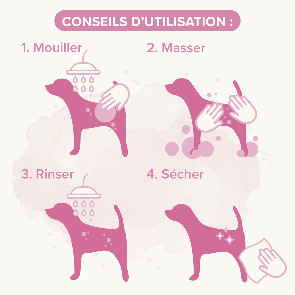 ESSENTIEL - Shampooing pour chien au pelage long - 250 ml