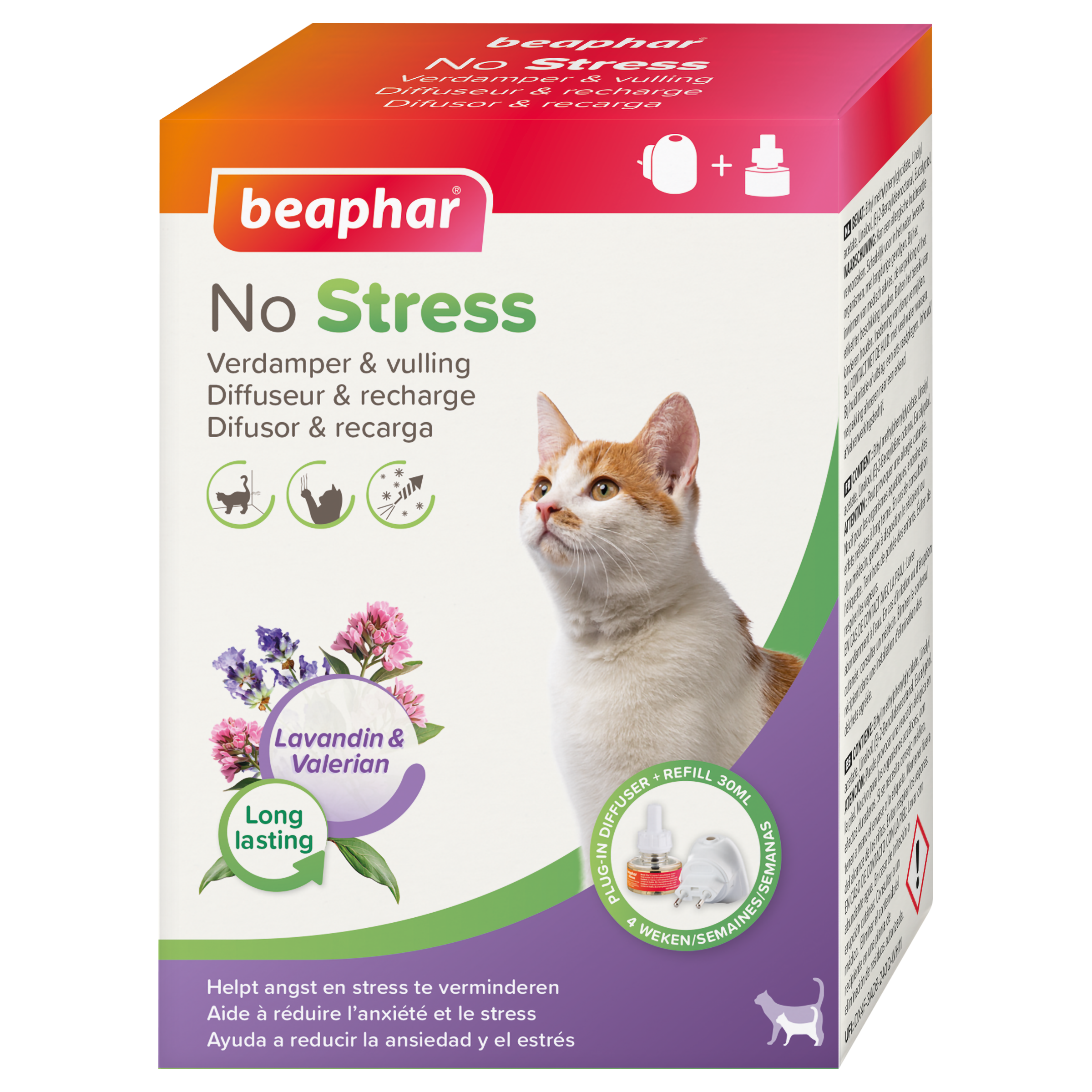 Beaphar No Stress Verdamper & Vulling kat