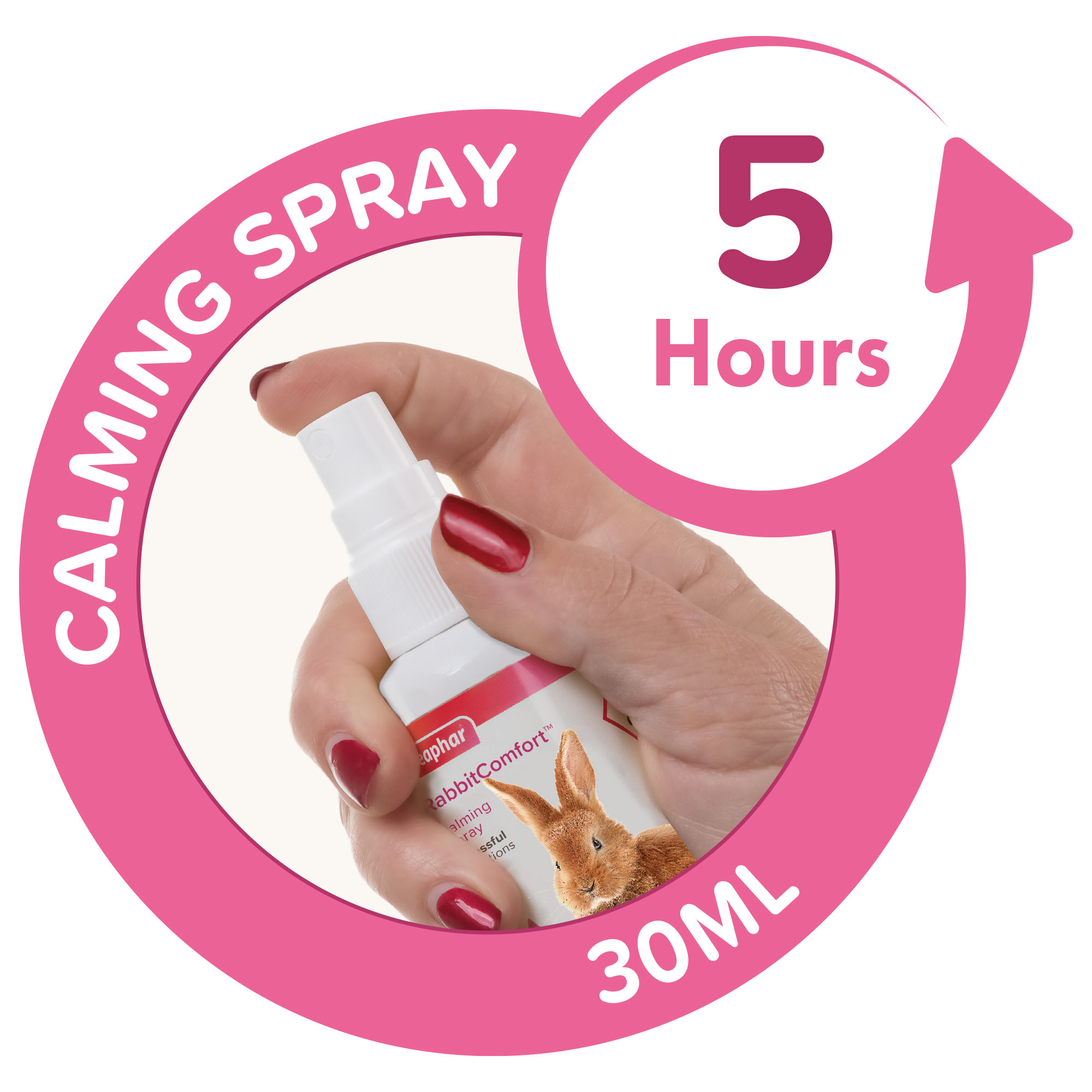 RabbitComfort® nyugtató hatású feromonos spray nyulaknak