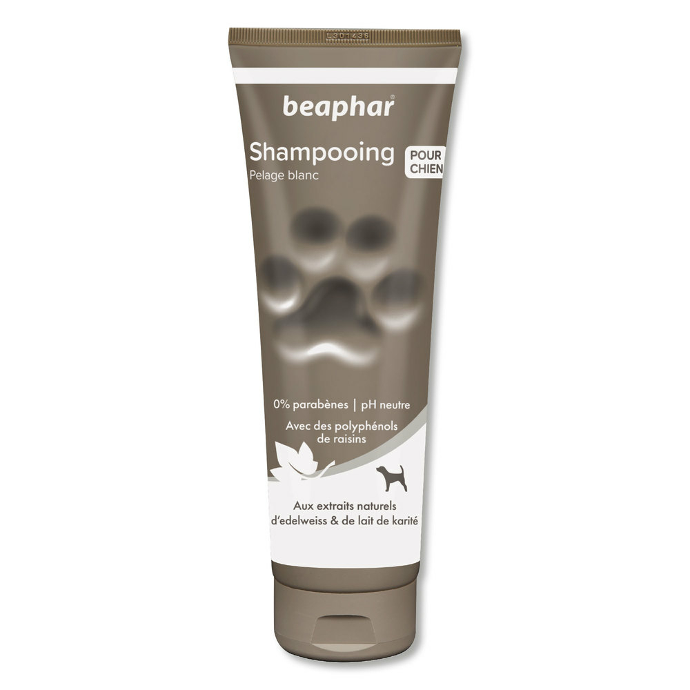 Shampooing premium Empreinte - Pour pelage blanc extraits naturels d’edelweiss & de lait de karité - 250 ml