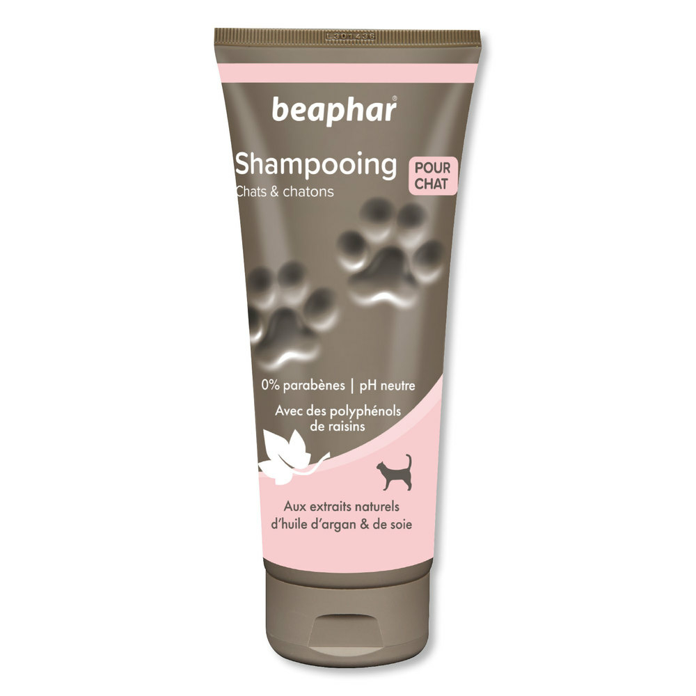 Shampooing premium Empreinte - Chat & chaton extraits naturels d'huile d'argan et de soie - 200 ml