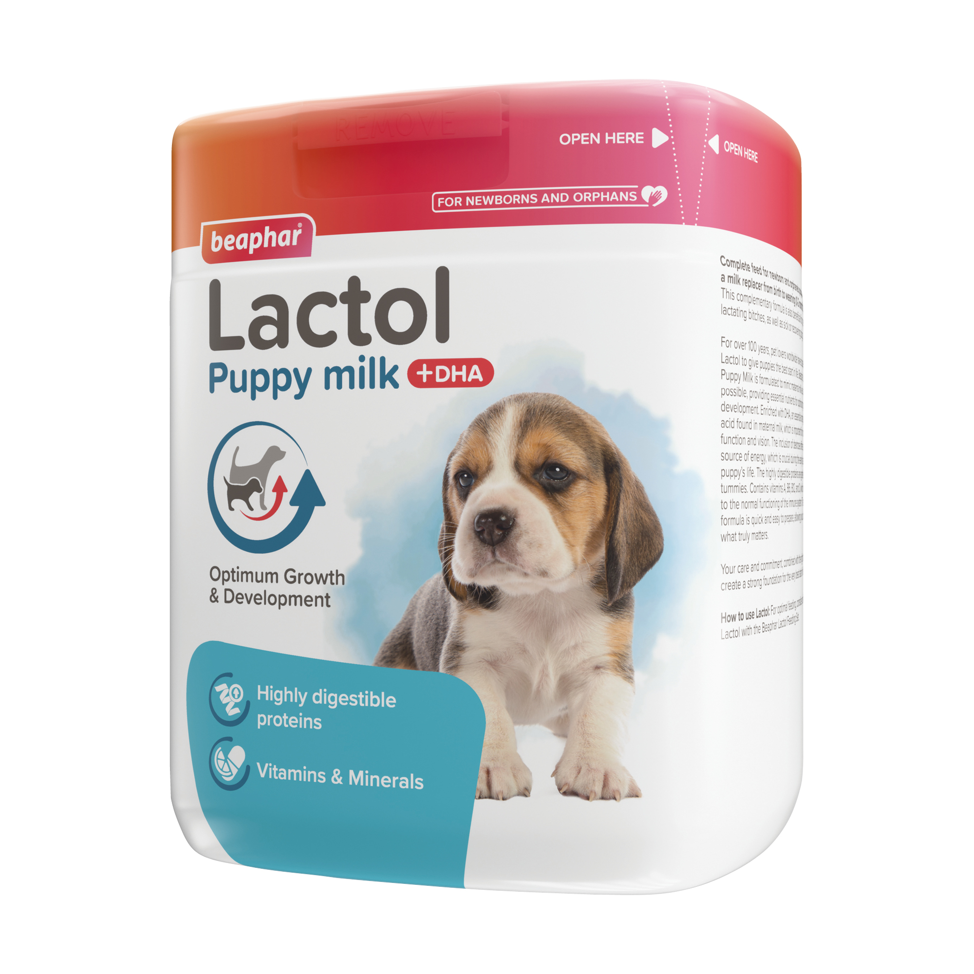 Beaphar Lactol Milk Replacer for Puppies – 500g