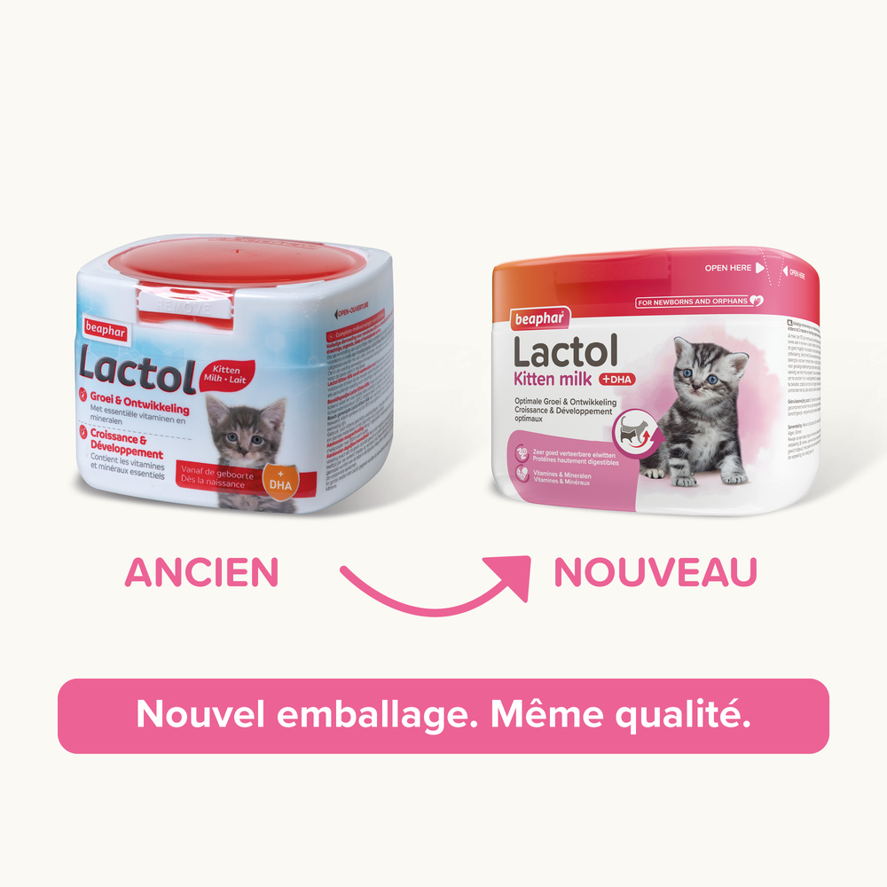 LACTOL, lait maternisé pour chaton - 250 g