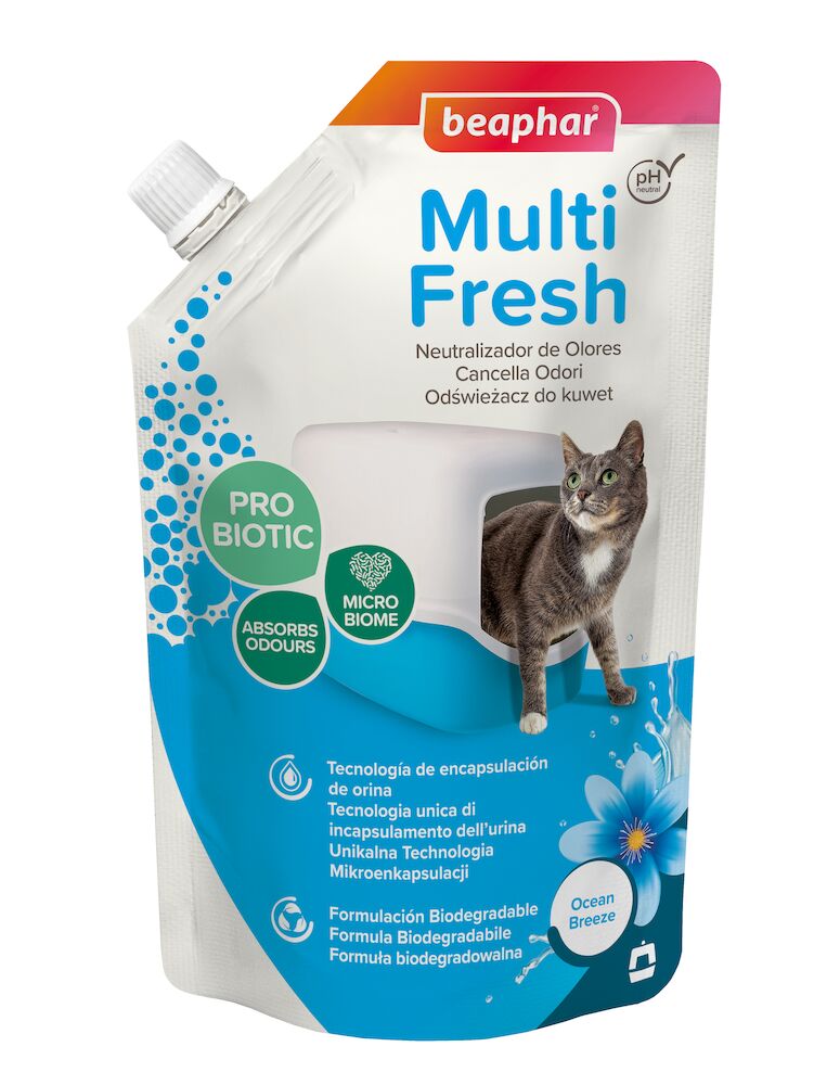 Beaphar Multi Fresh - Neutralizador de olores - Brisa Marina - 400g