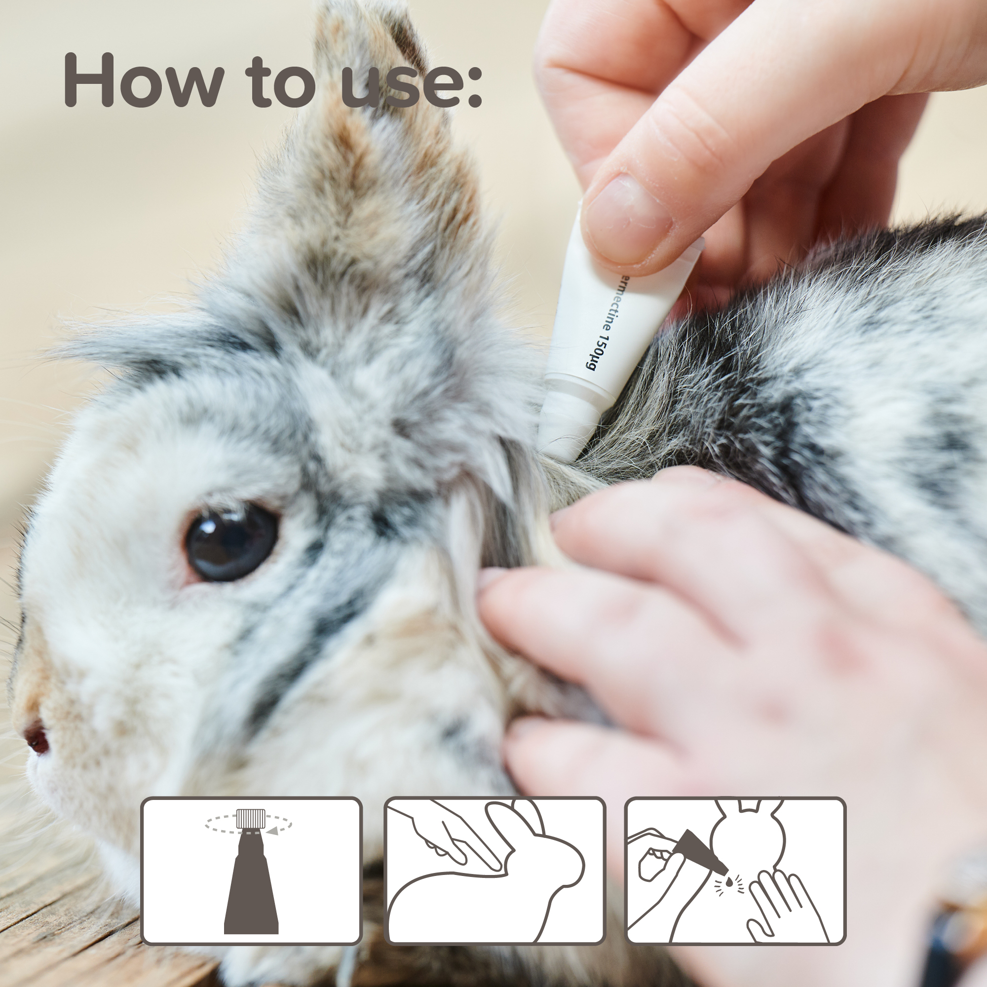 Beaphar Anti-Parasite Spot-On for Rabbits, Guinea Pigs, Ferrets & Rats, 4 pipettes