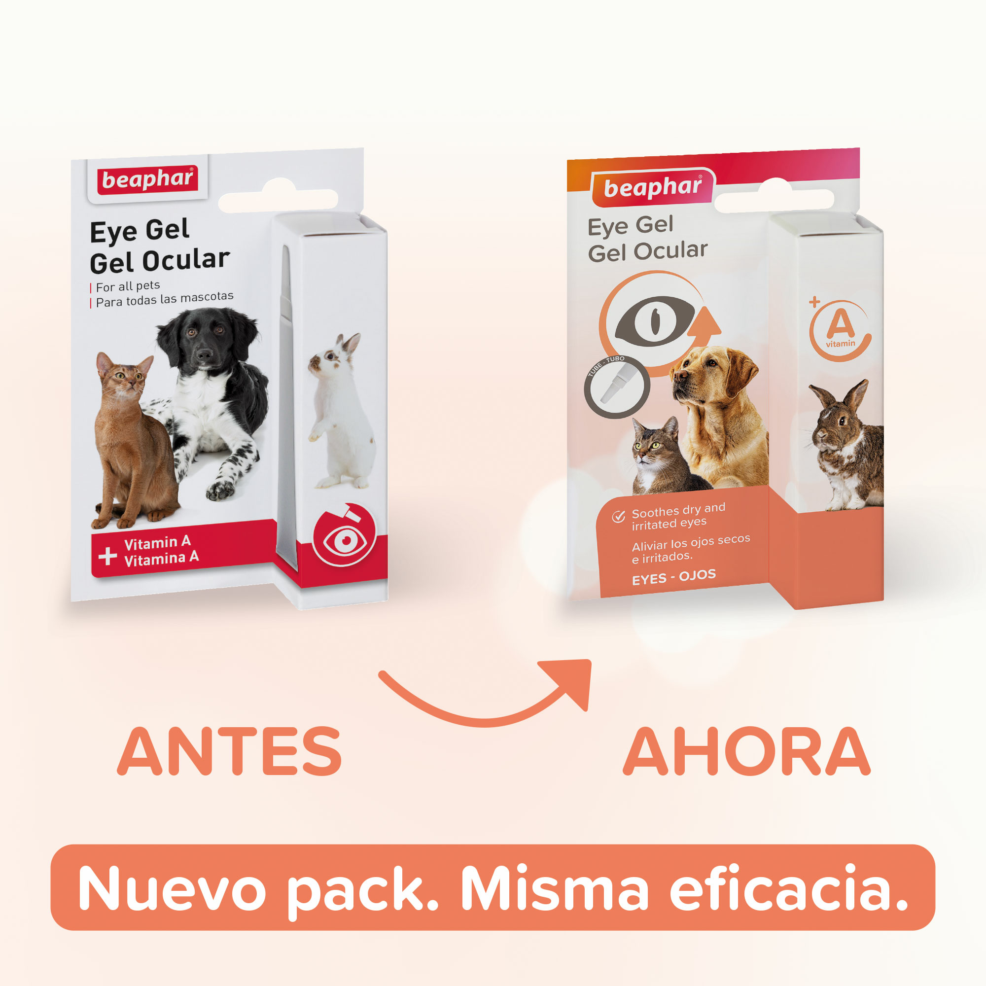 Beaphar Gel Ocular Perro, Gato, Pequeño Animal - 5 ml