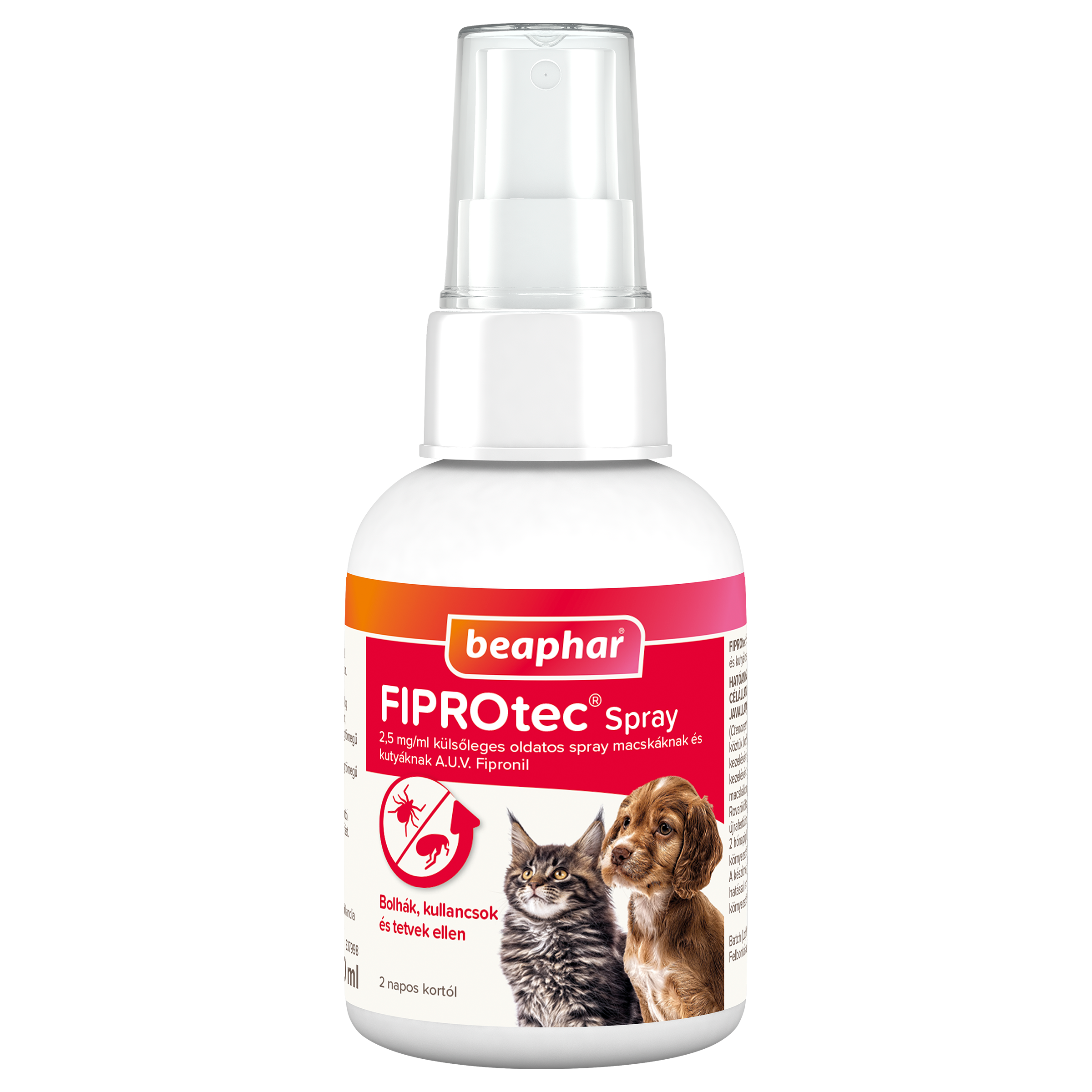 FIPROtec® spray bolhák, kullancsok és tetvek ellen